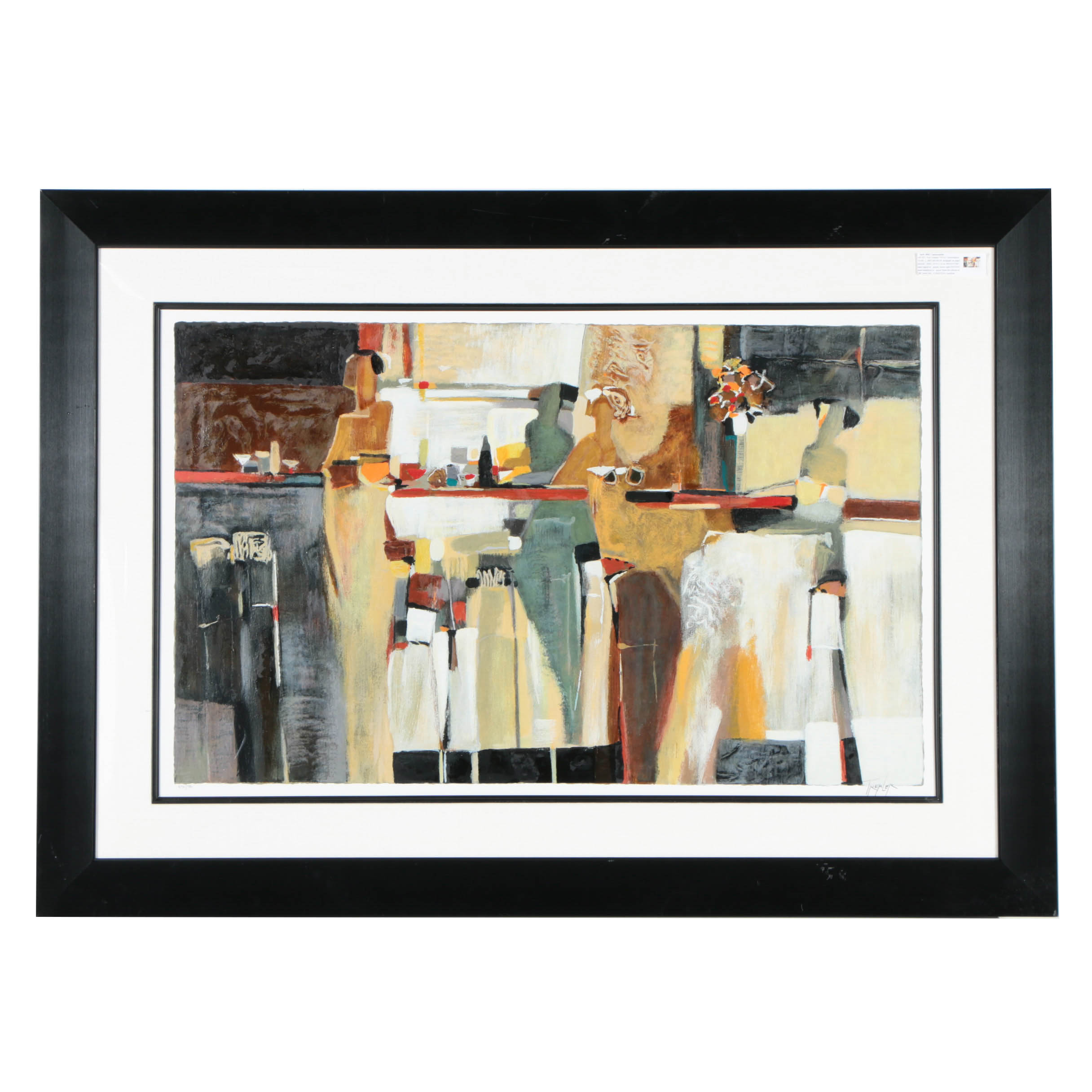 Yuri Tremler Limited Edition Serigraph on Paper "Conversation"