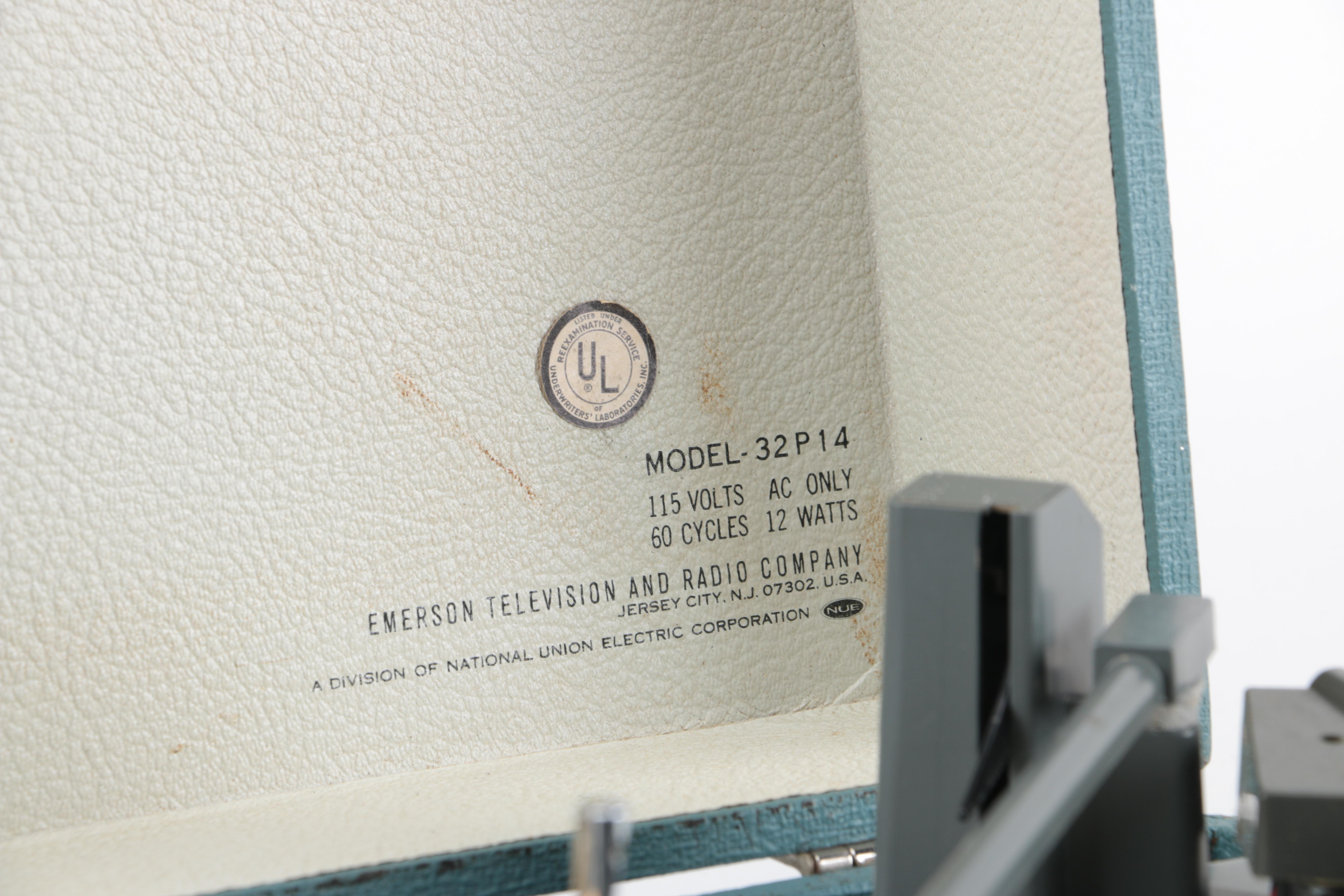 Emerson Solid State 32P14 Record Player