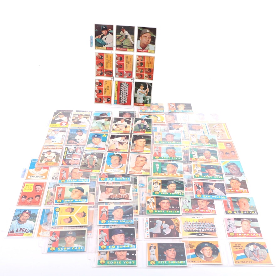 Collection of 1960s Topps Baseball Cards