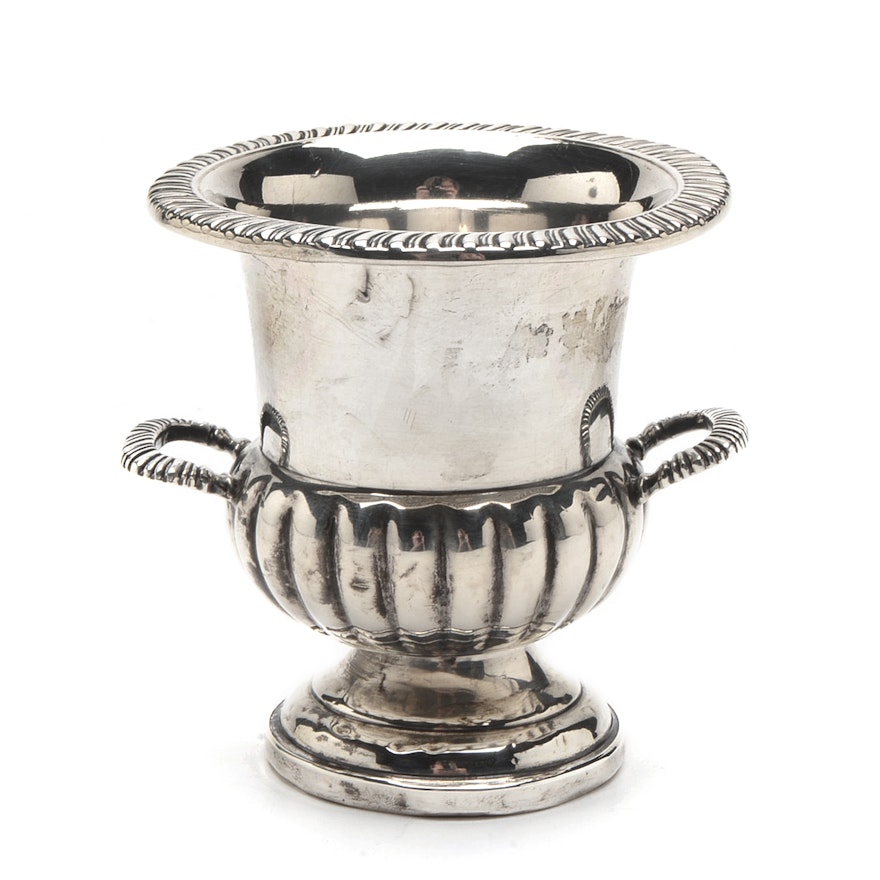Weighted Sterling Silver Toothpick Holder by Fisher Silversmiths