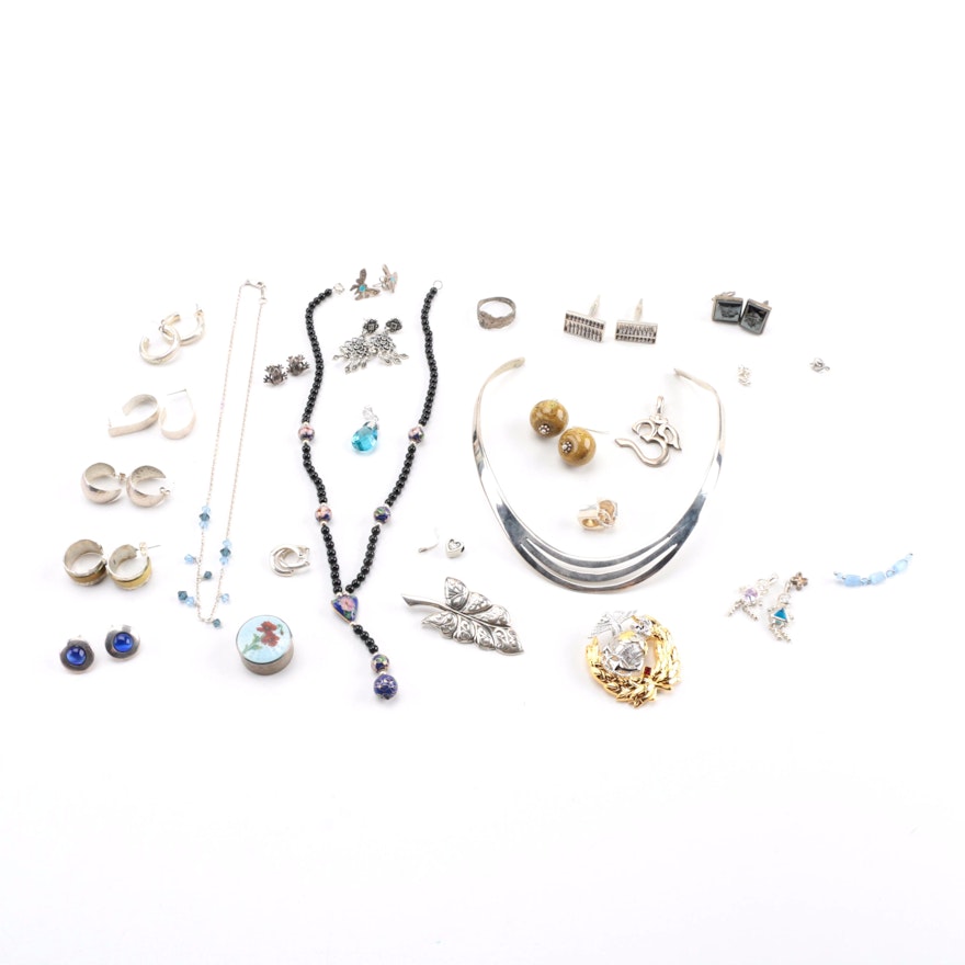 Assorted Sterling Silver Jewelry