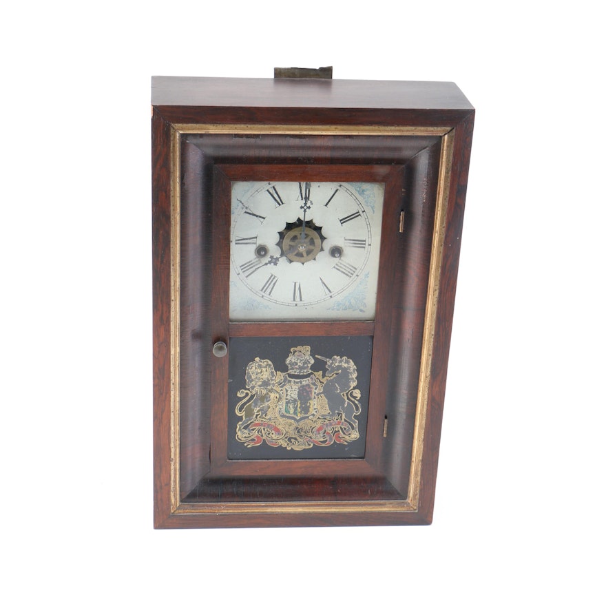 Antique Waterbury Wall Clock