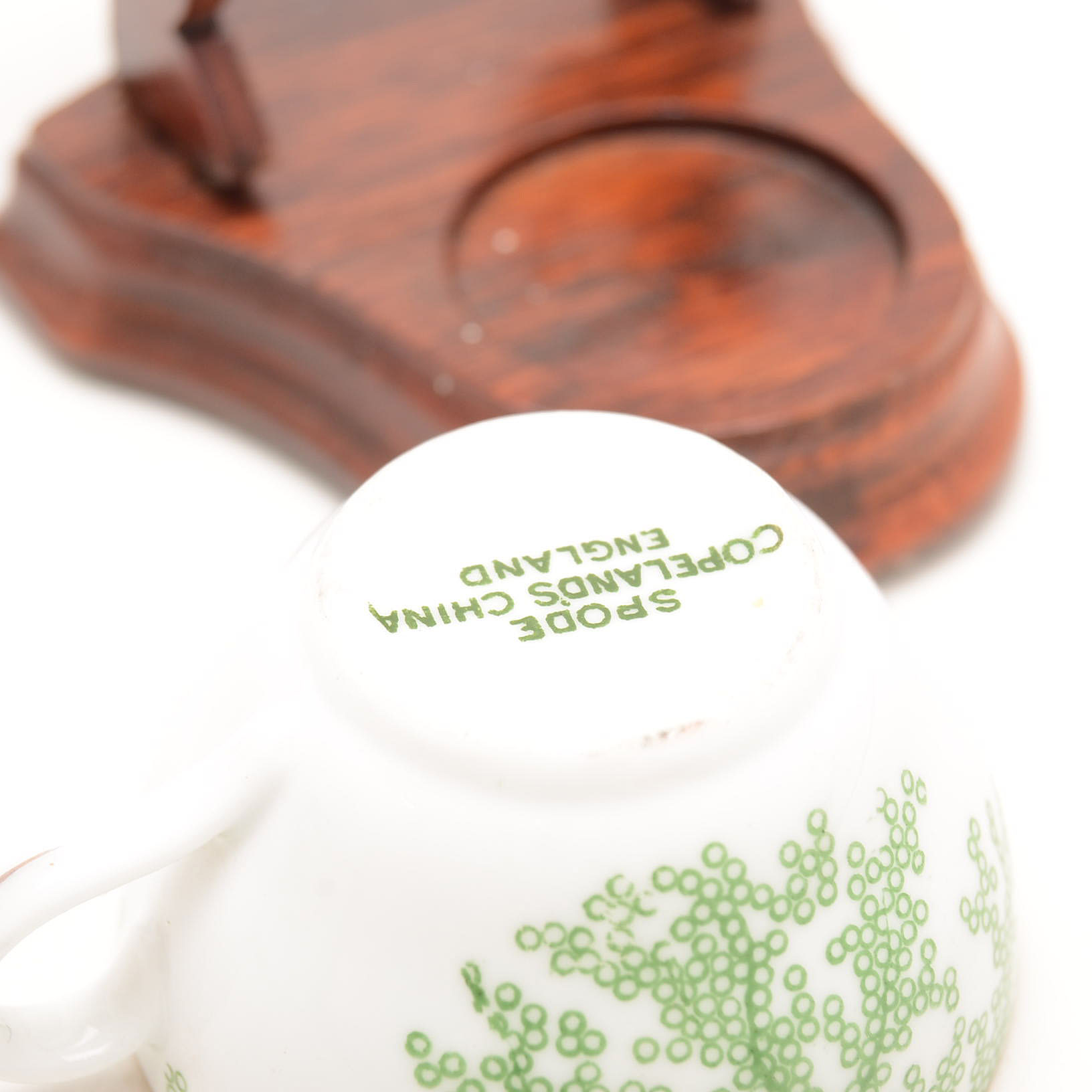 Collection of Porcelain Demitasse Teacups with Spode Copeland