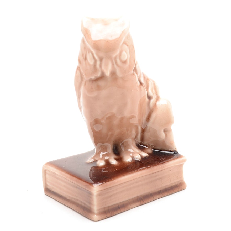 Rookwood Pottery Owl Bookend or Paperweight.