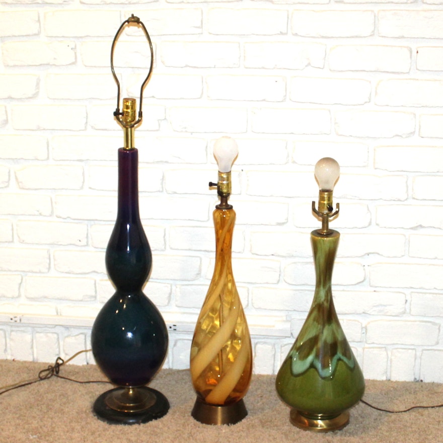 Vintage Mid-Century Table Lamps