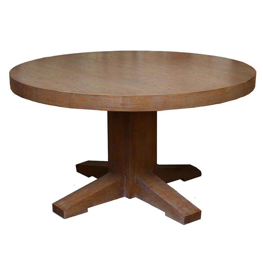 "Madison" Pedestal Dining Table from Palecek