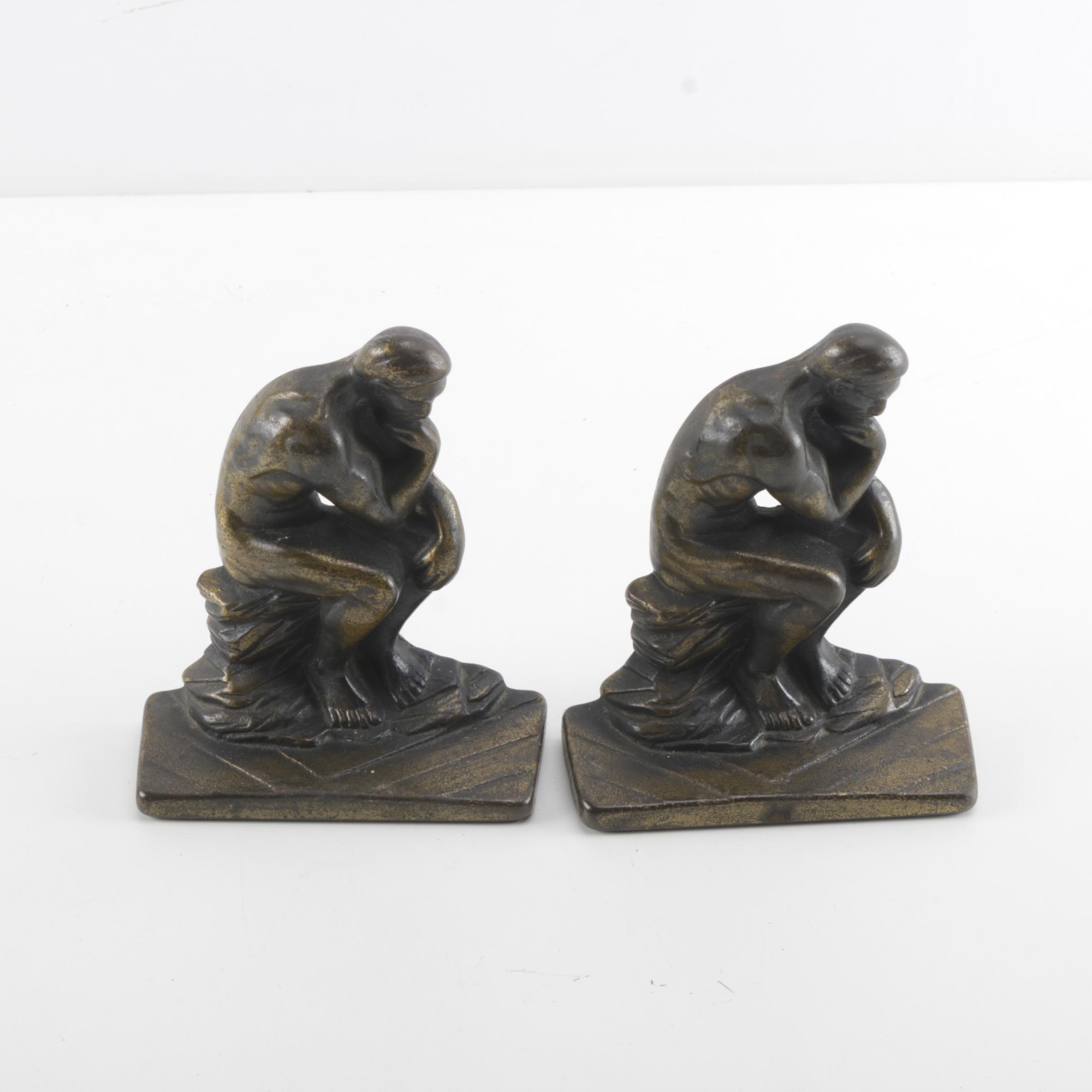 The Thinker Bookends