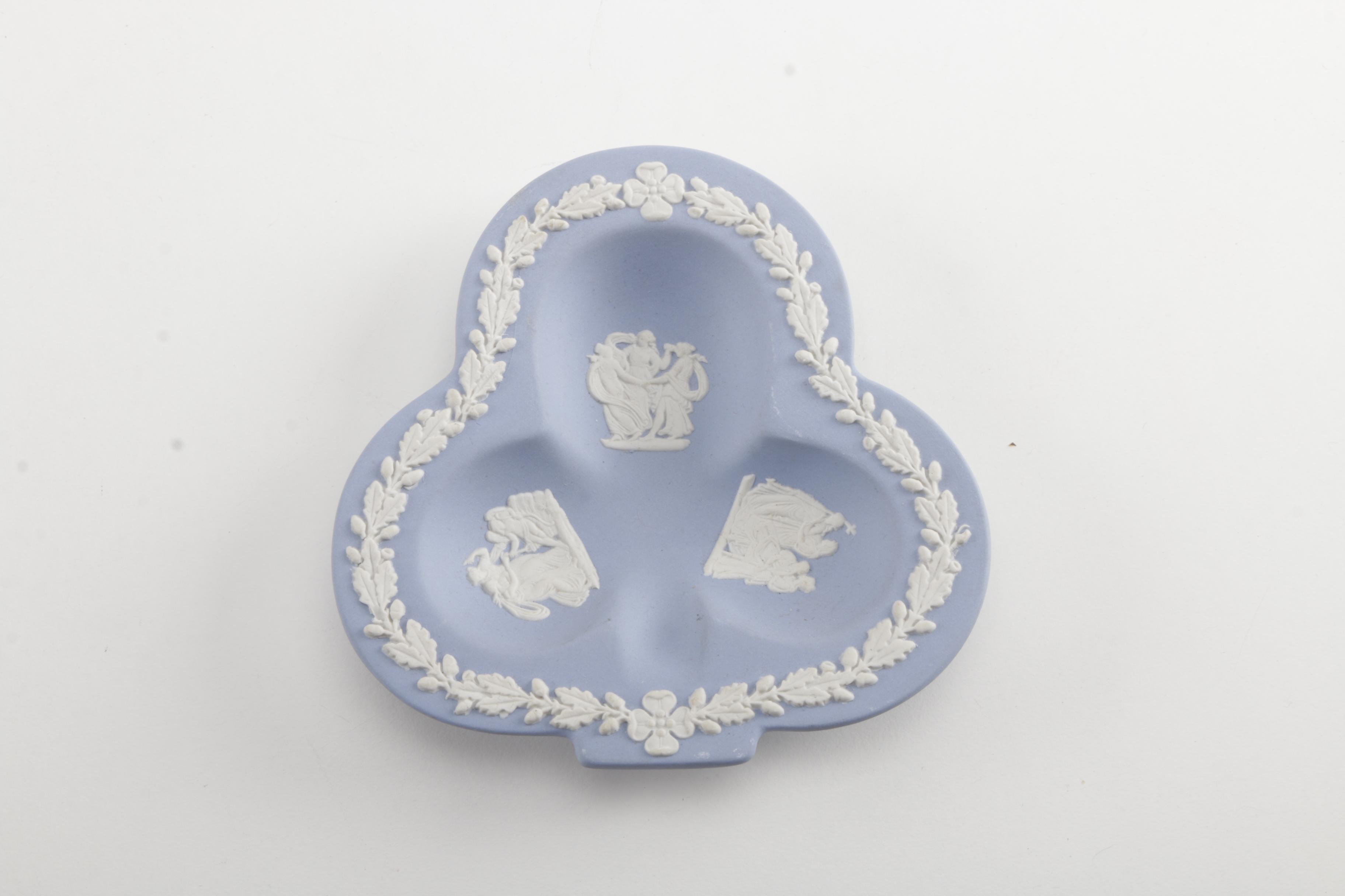 Wedgwood Blue Jasperware Trinket Dishes