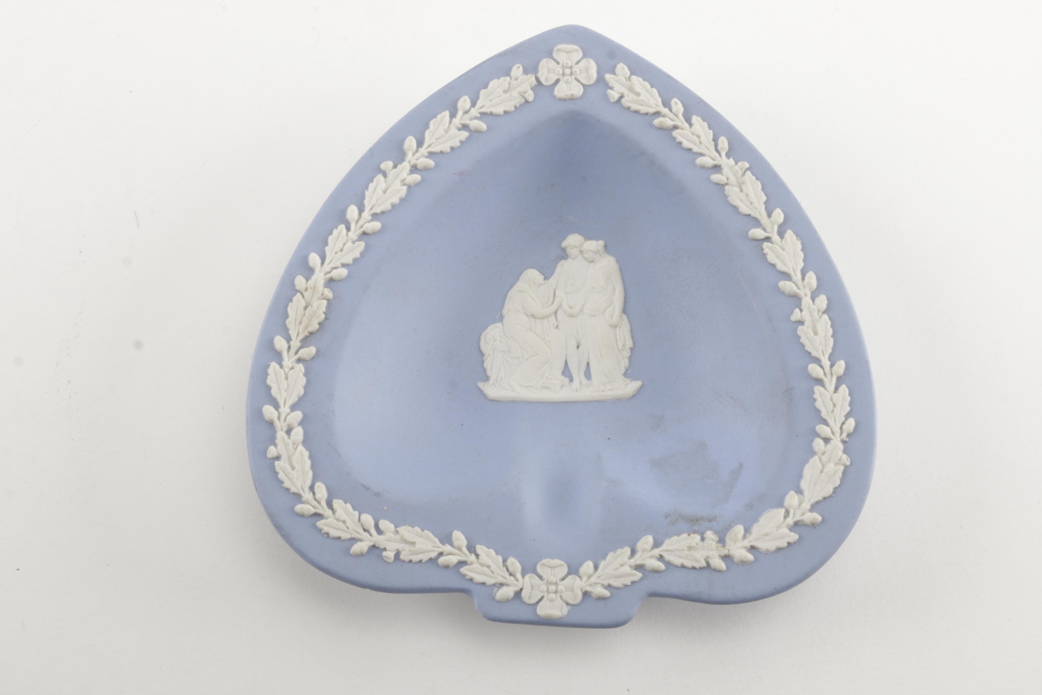 Wedgwood Blue Jasperware Trinket Dishes
