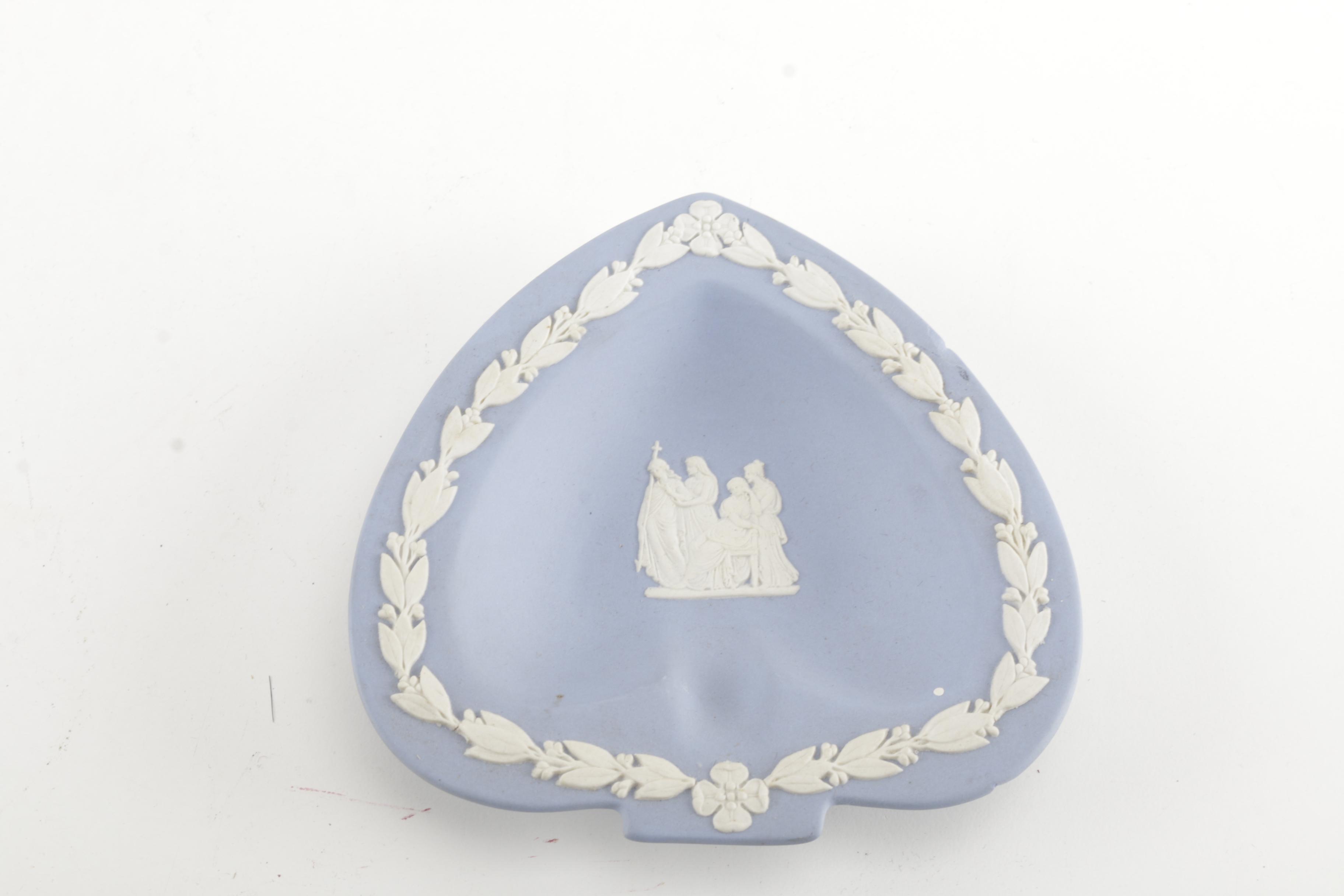 Wedgwood Blue Jasperware Trinket Dishes