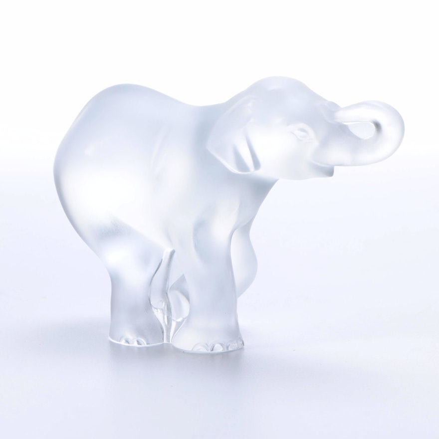 Lalique "Timori" Elephant Figurine