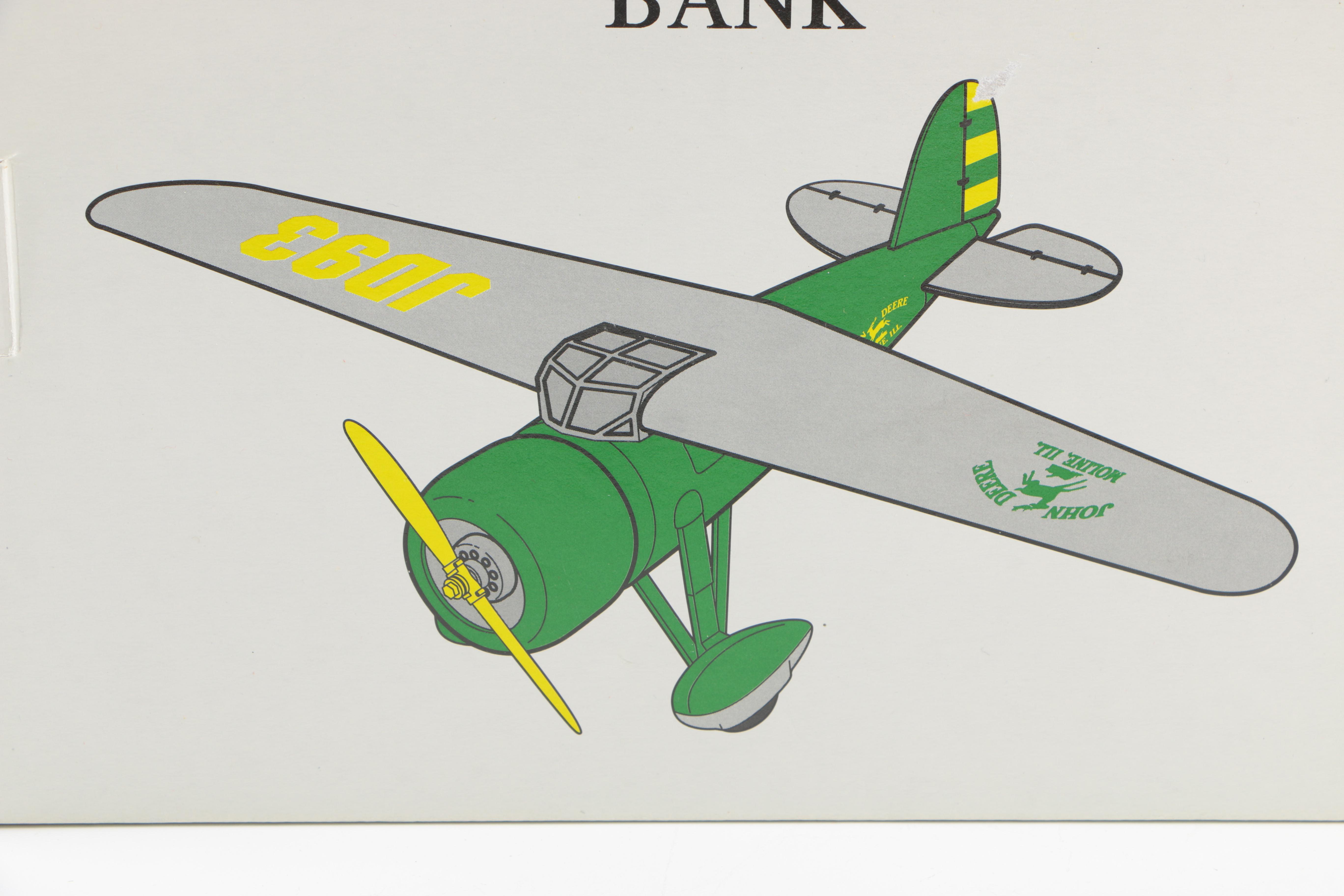 John Deere Vintage Airplane Bank