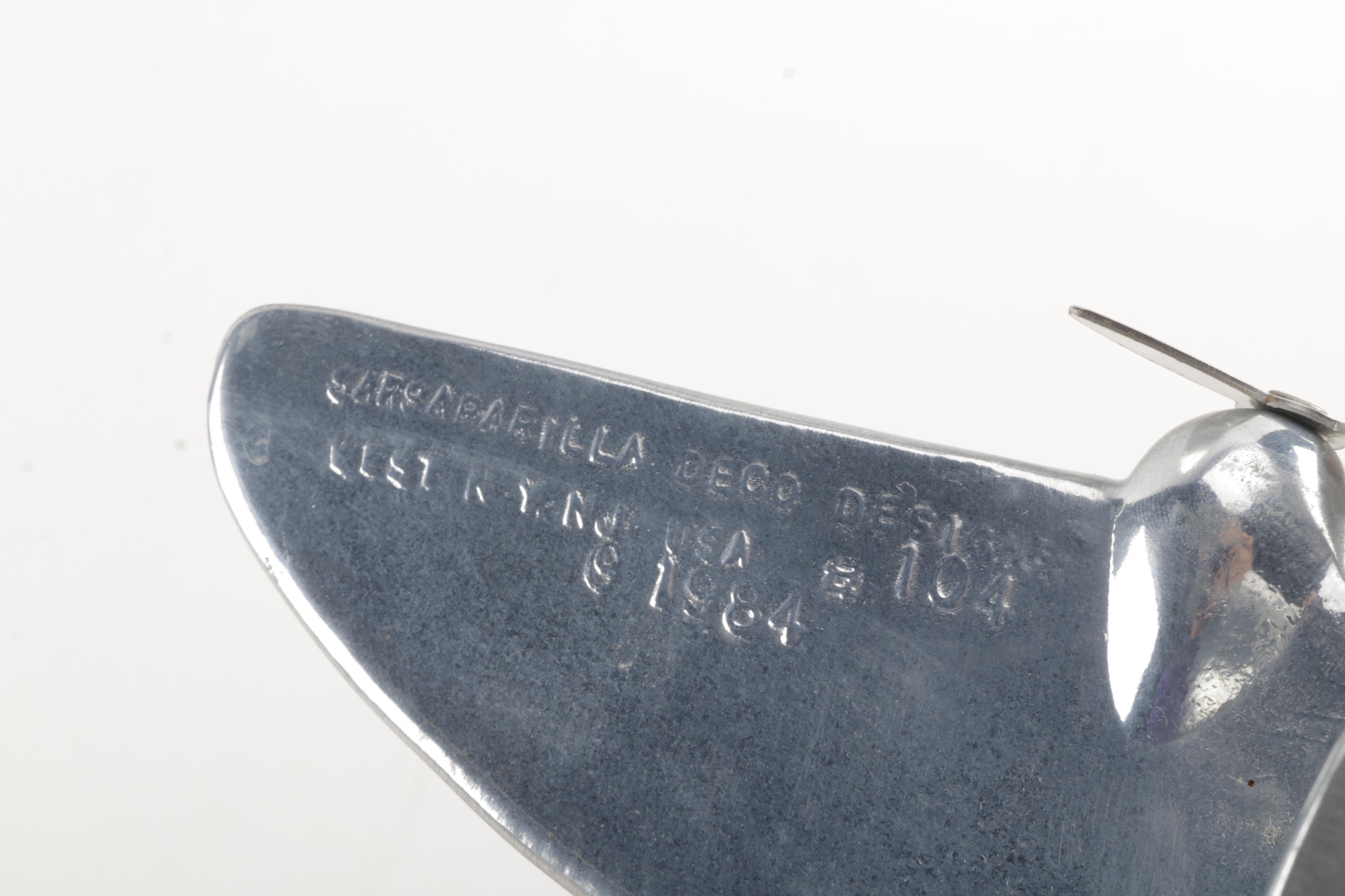 1980s Deco Desk Clock by Sarsaparilla