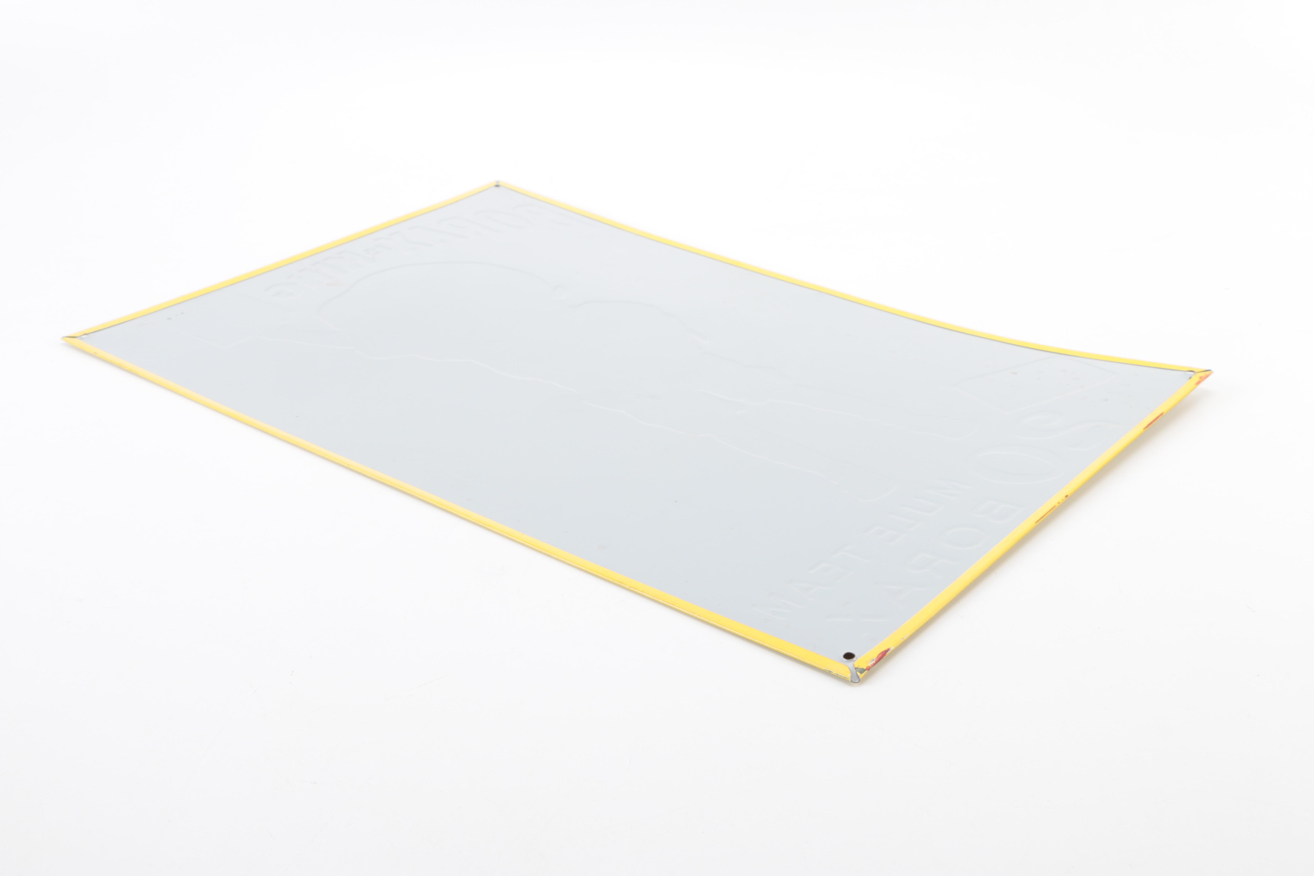 Vintage Borax Metal Advertisement Sign