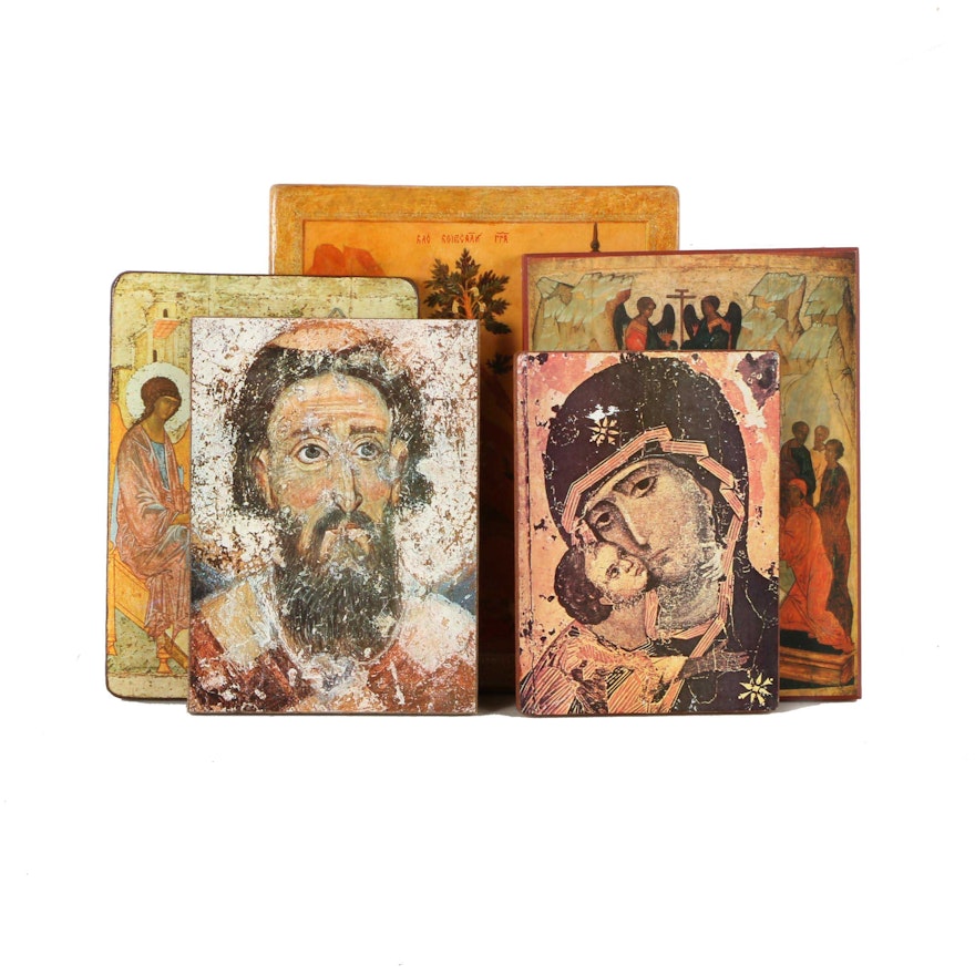 Collection of Artwork After Byzantine Eastern Orthodox Icons