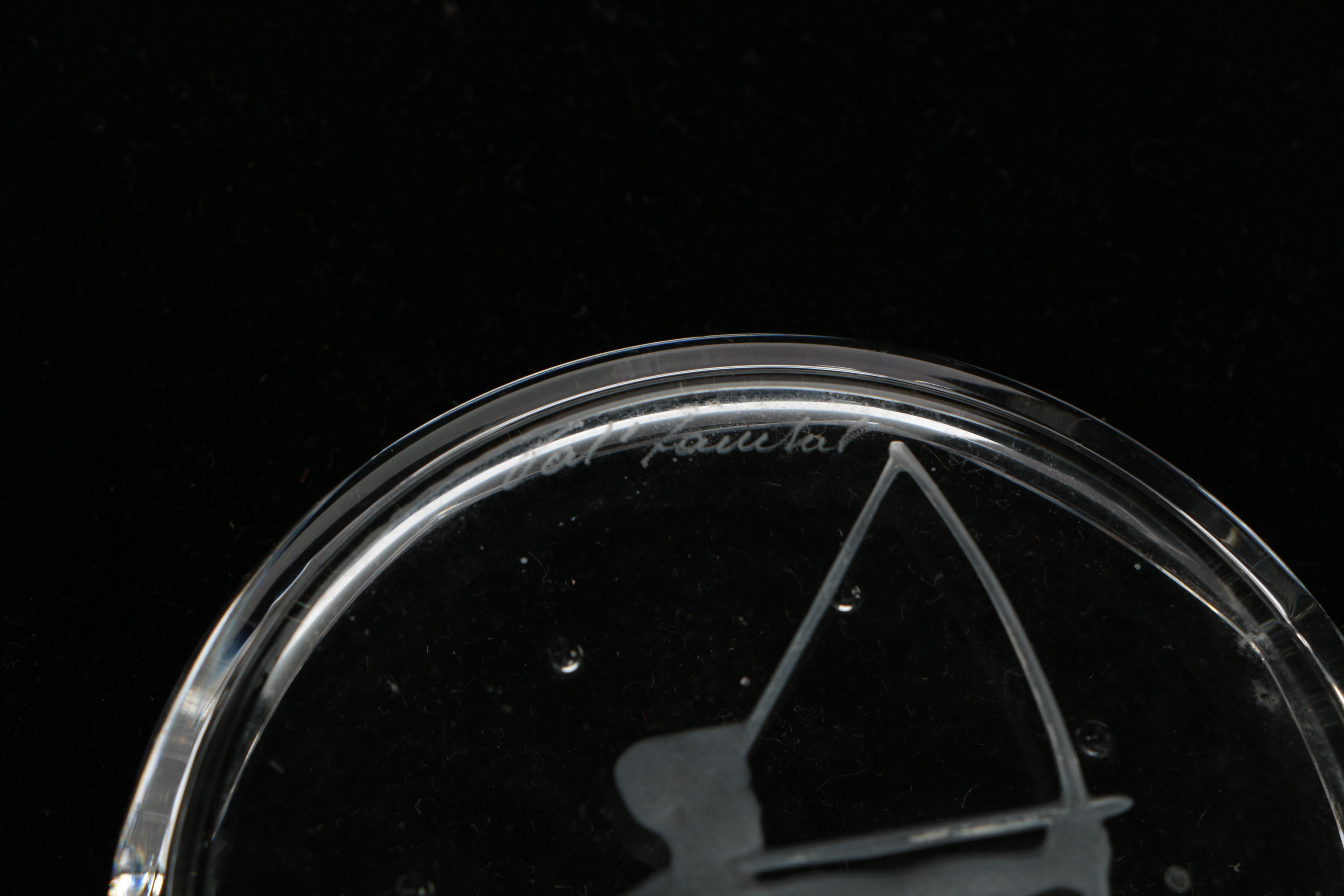 Val St. Lambert "Zodiac" Coasters