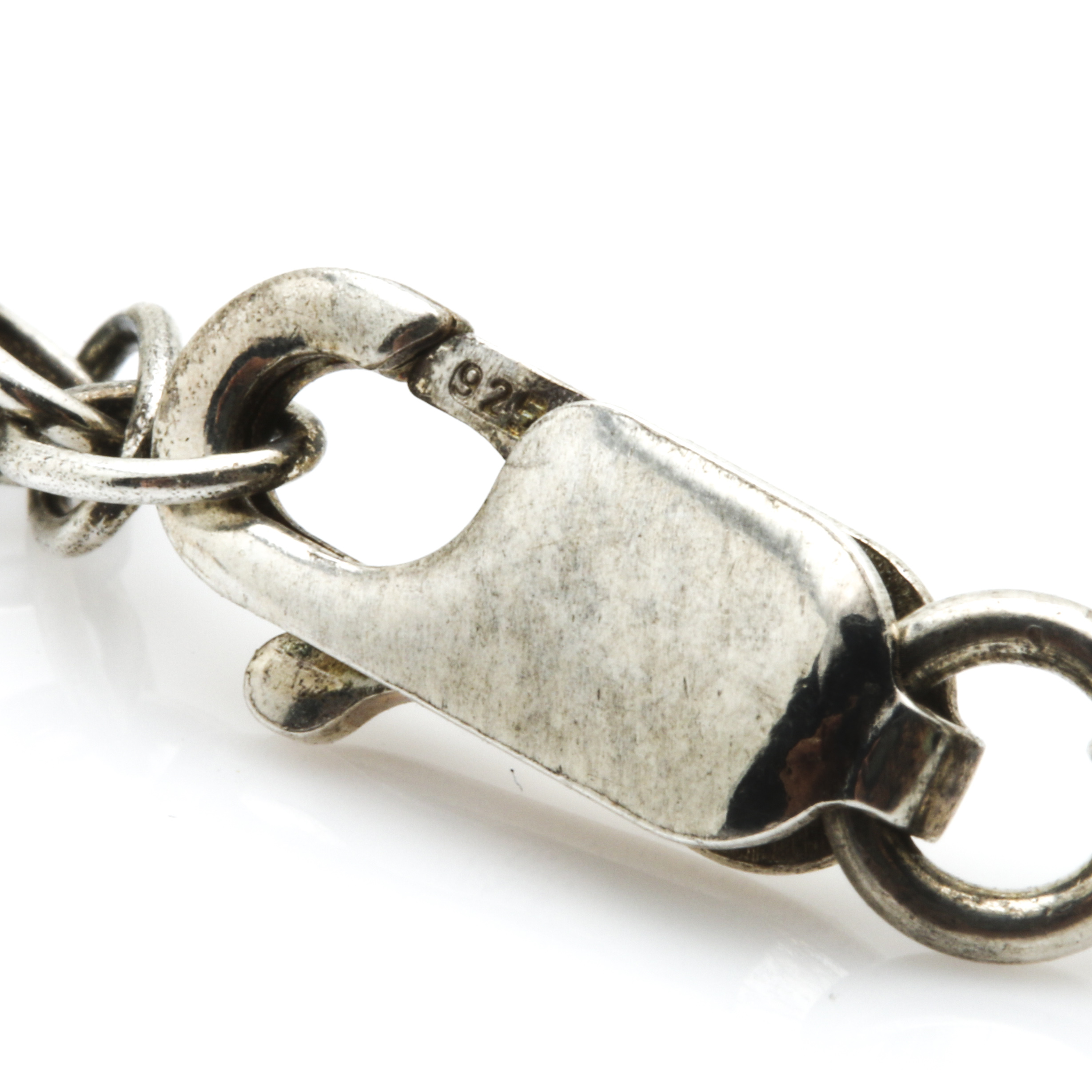 Pearl Necklace and Bracelet With Sterling Silver Accents