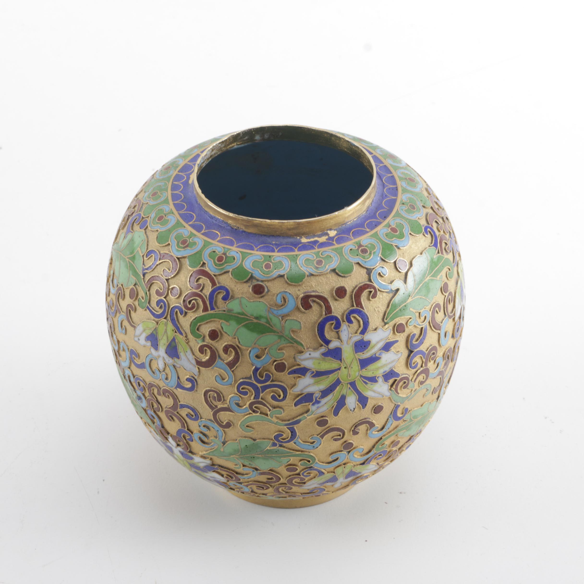 Chinese Cloisonné Vase