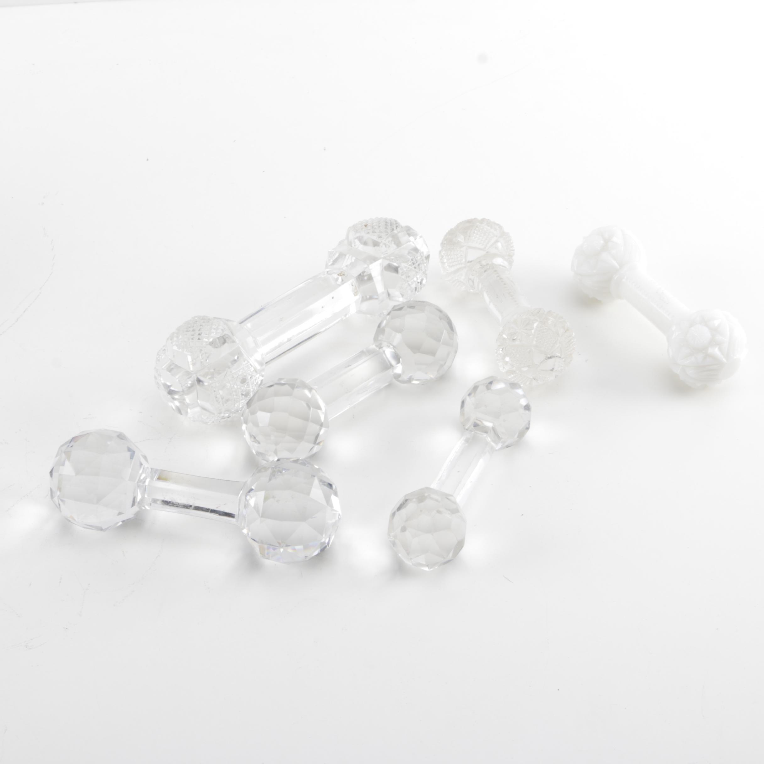 Crystal and Glass Knife Rest