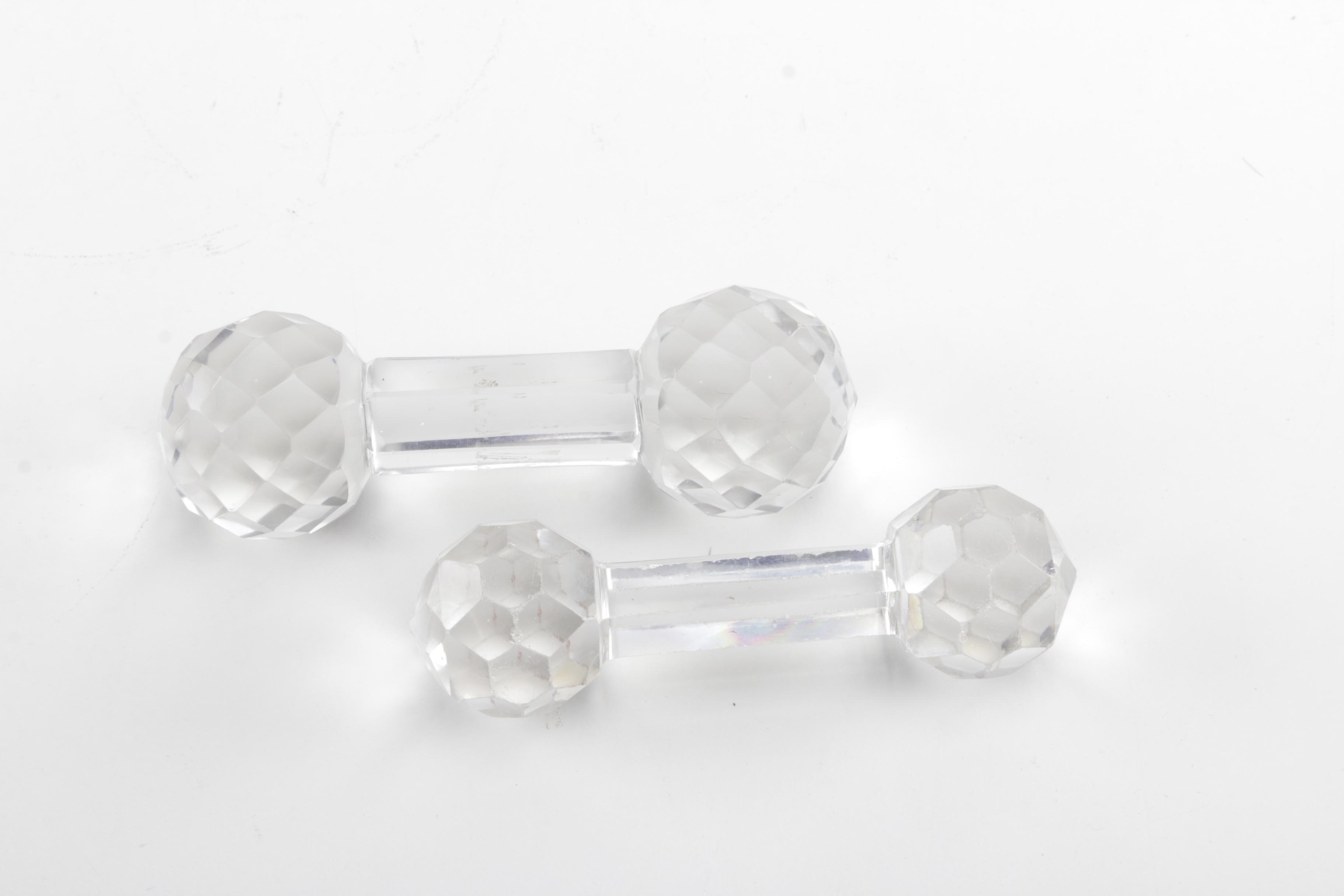 Crystal and Glass Knife Rest