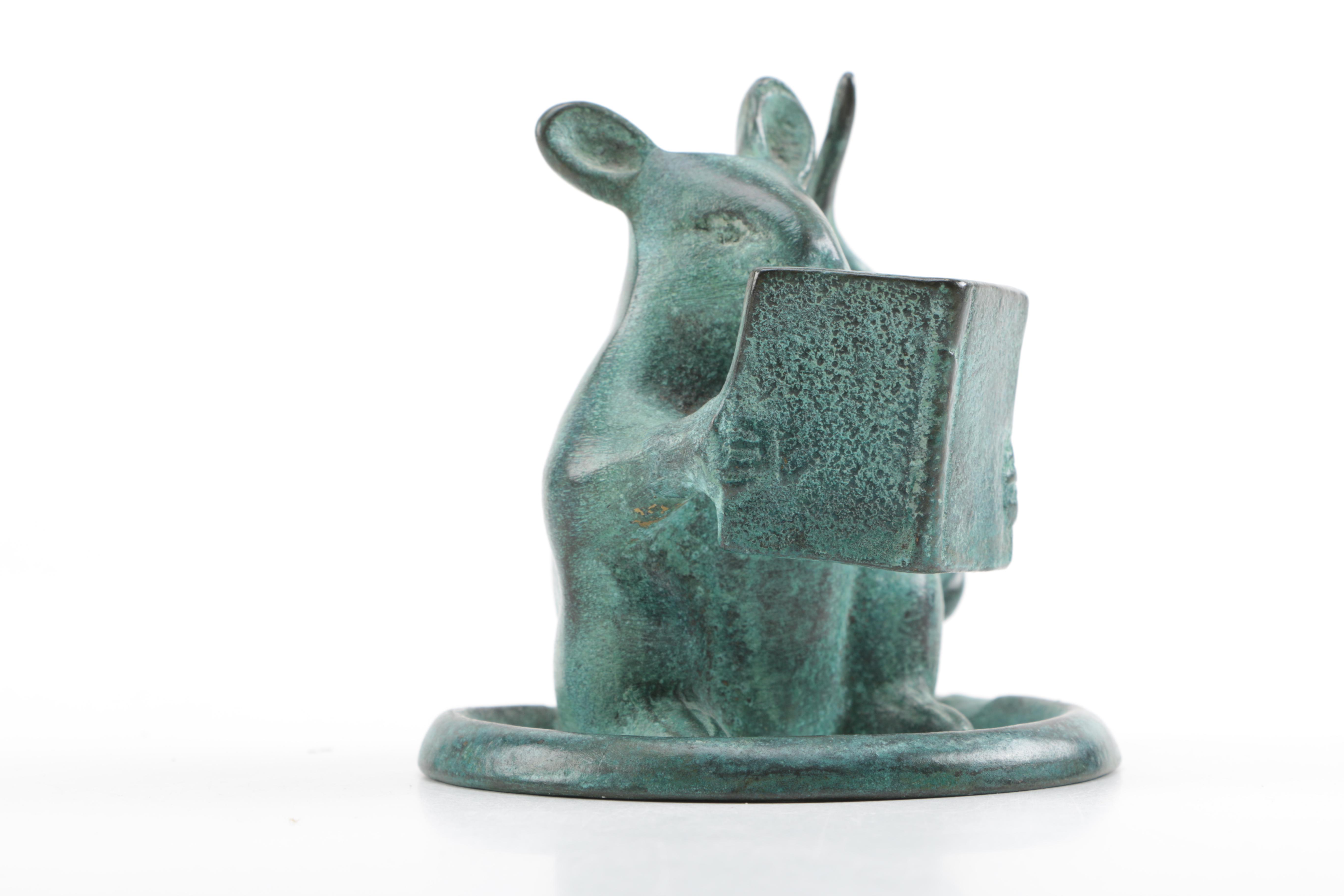 Metal Mouse and Insect Figurines