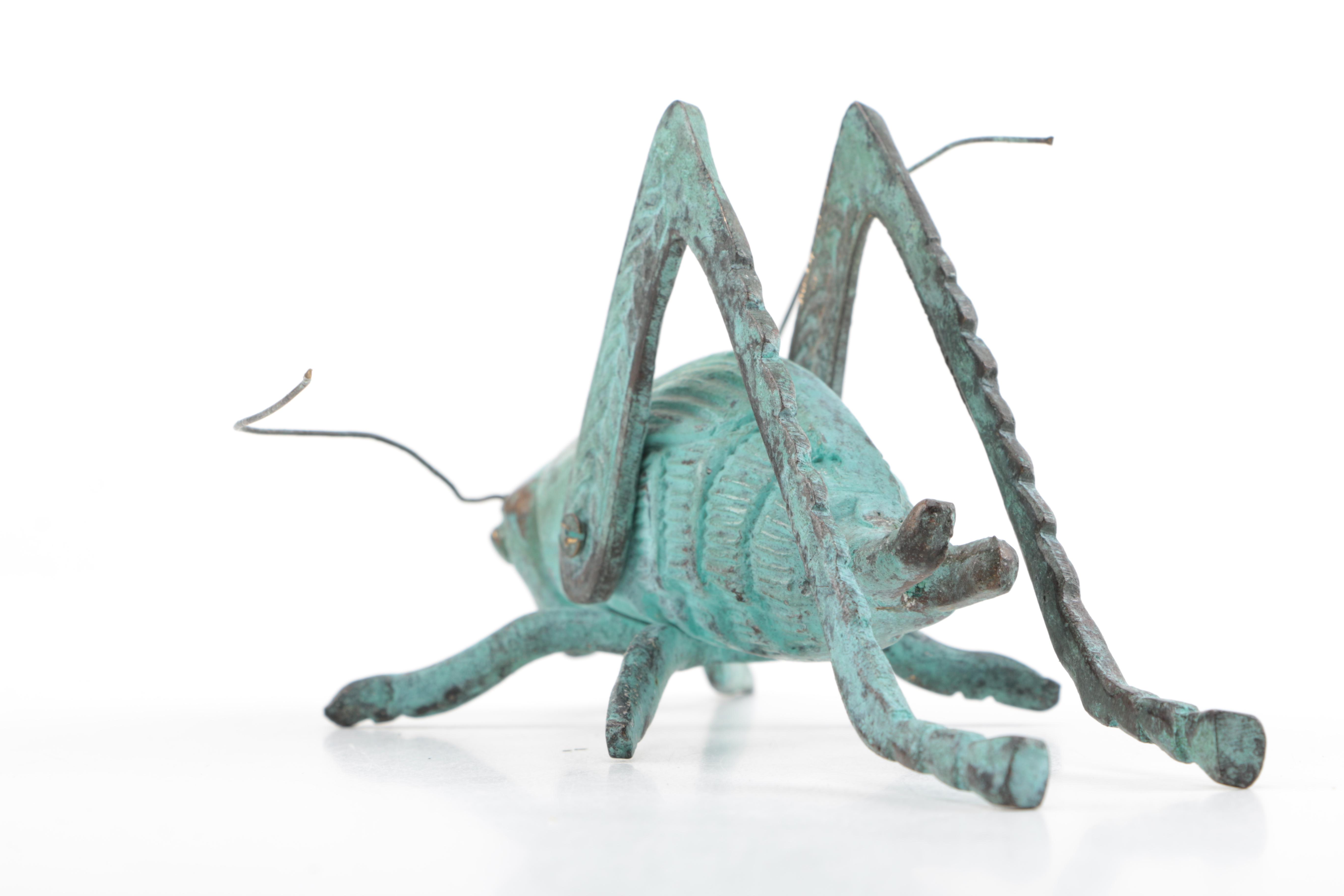 Metal Mouse and Insect Figurines