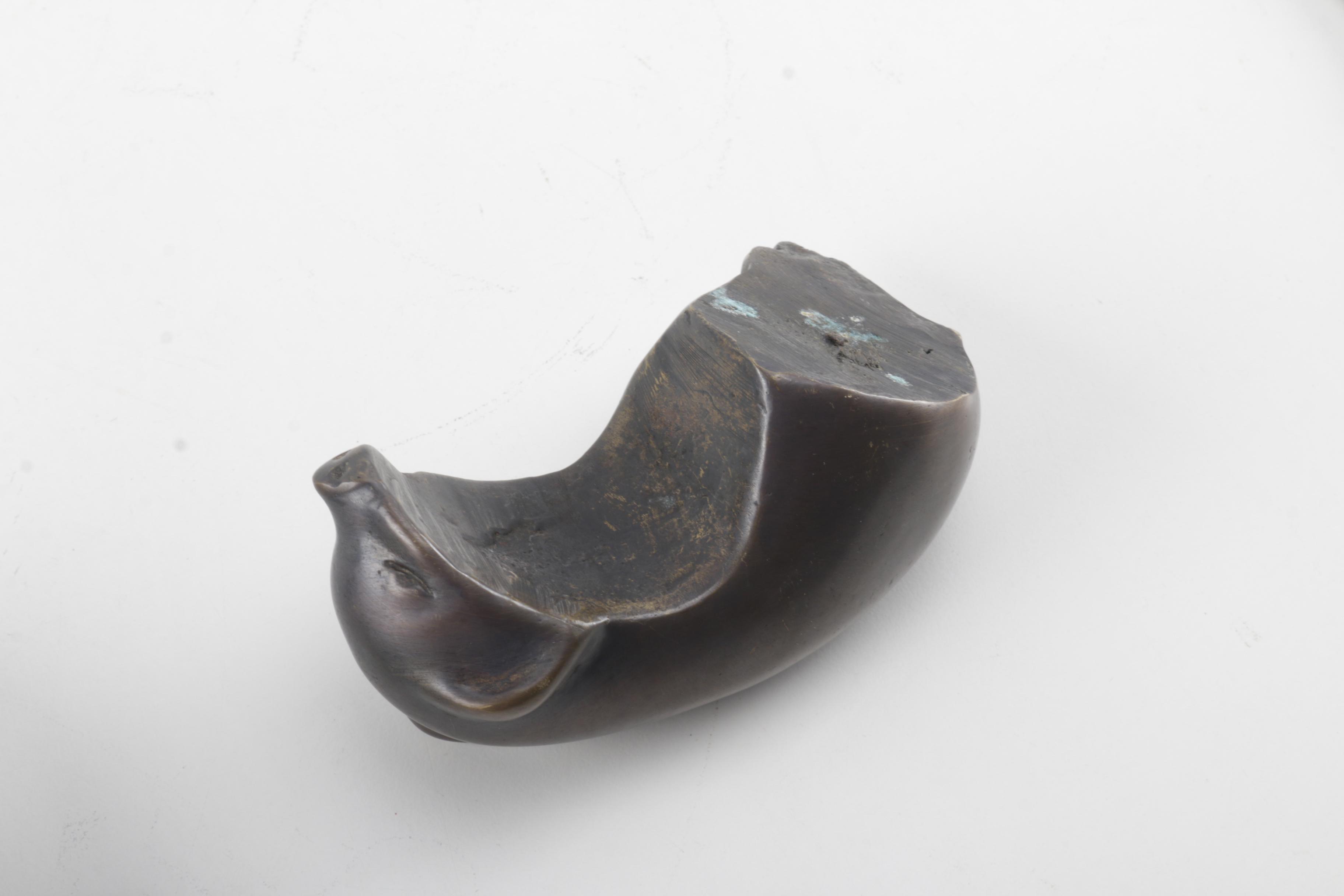 Metal Pig Figurine Set