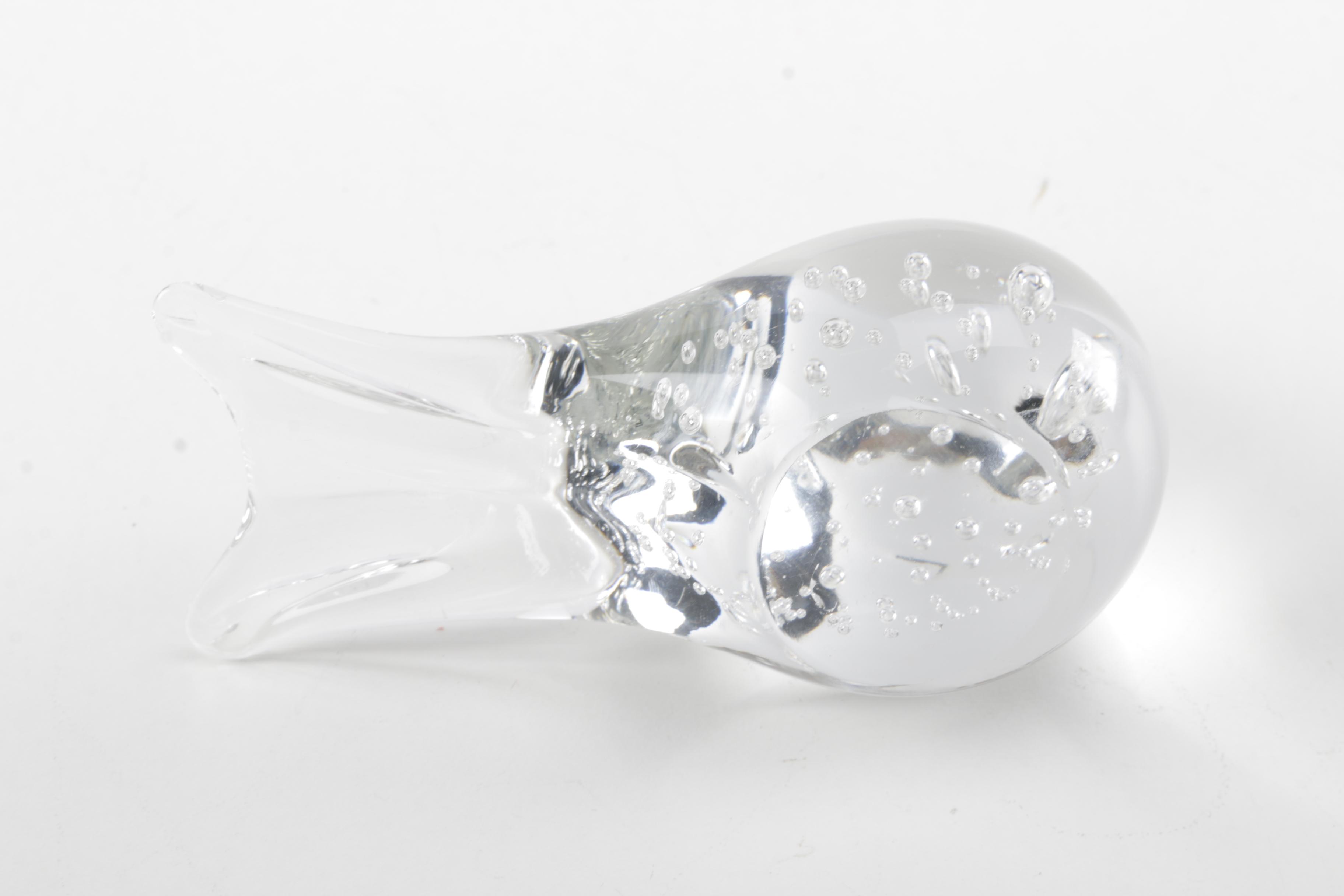Glass Bird Figurine
