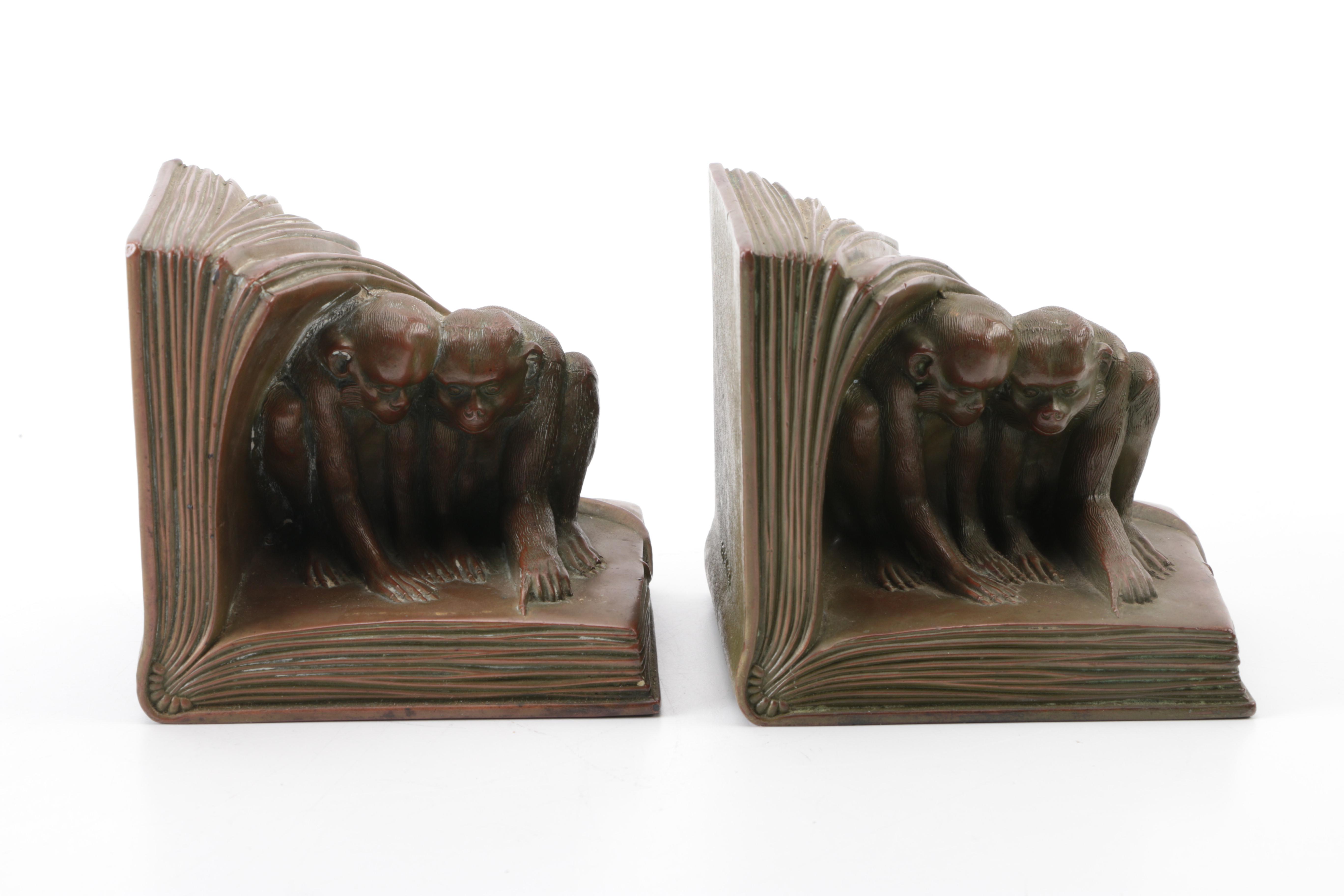 Frankart "Chariot Horse" and Jennings Brothers Bookends