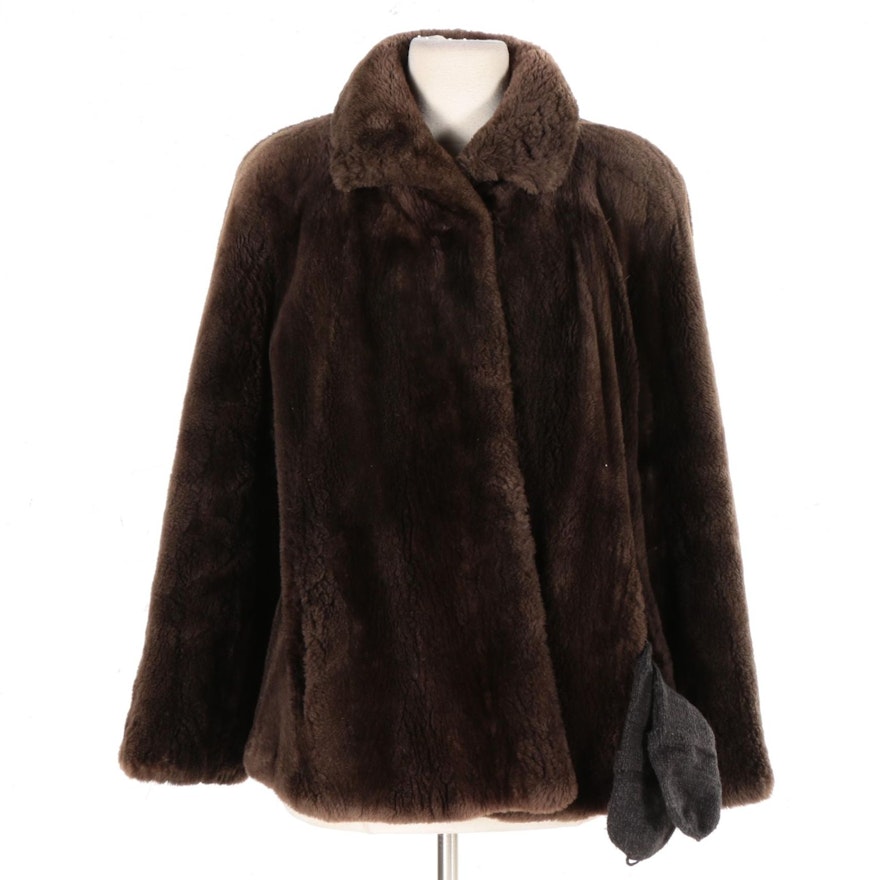 Sheared Beaver Fur Jacket From York Furs at Regenstein's