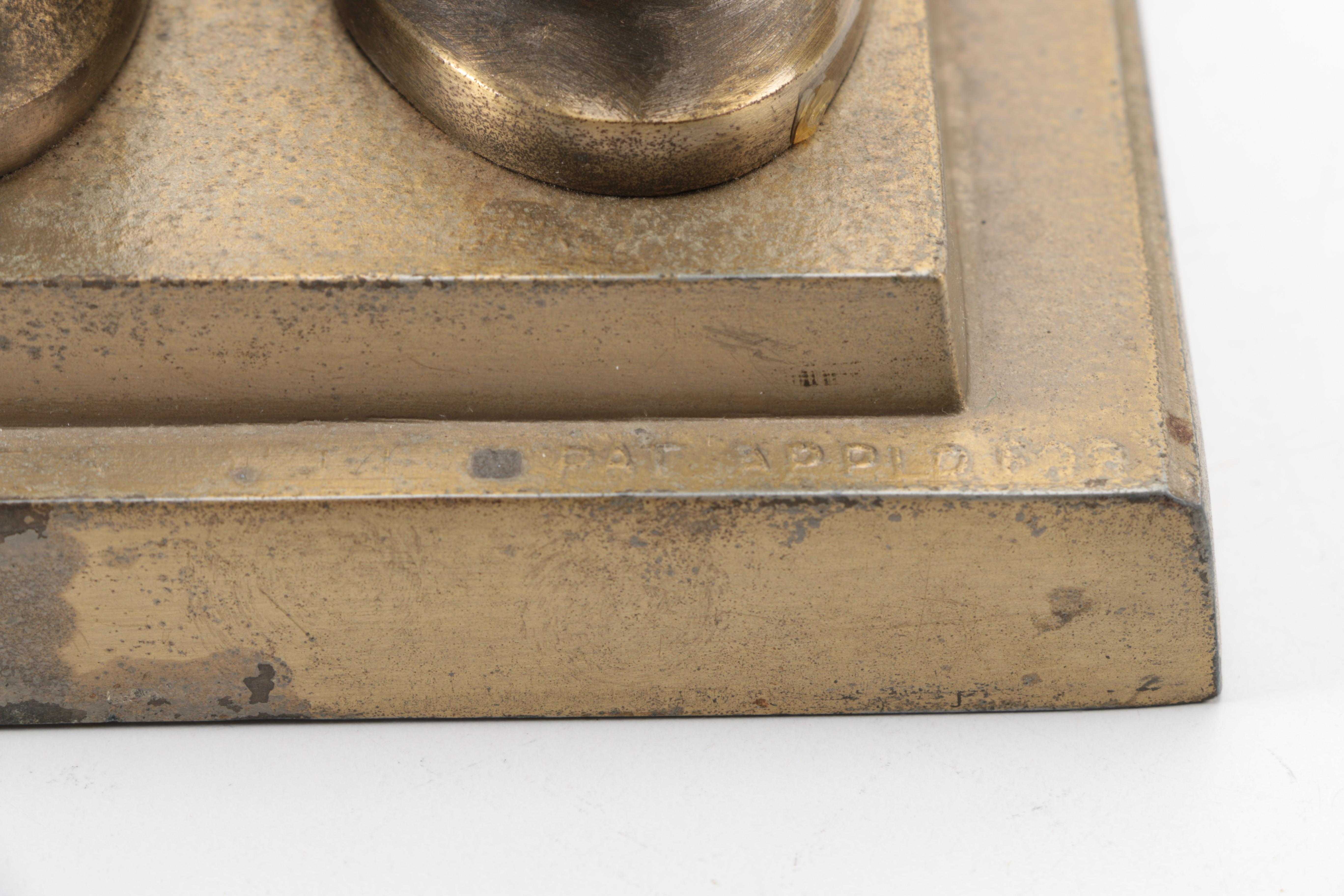 Frankart "Chariot Horse" and Jennings Brothers Bookends