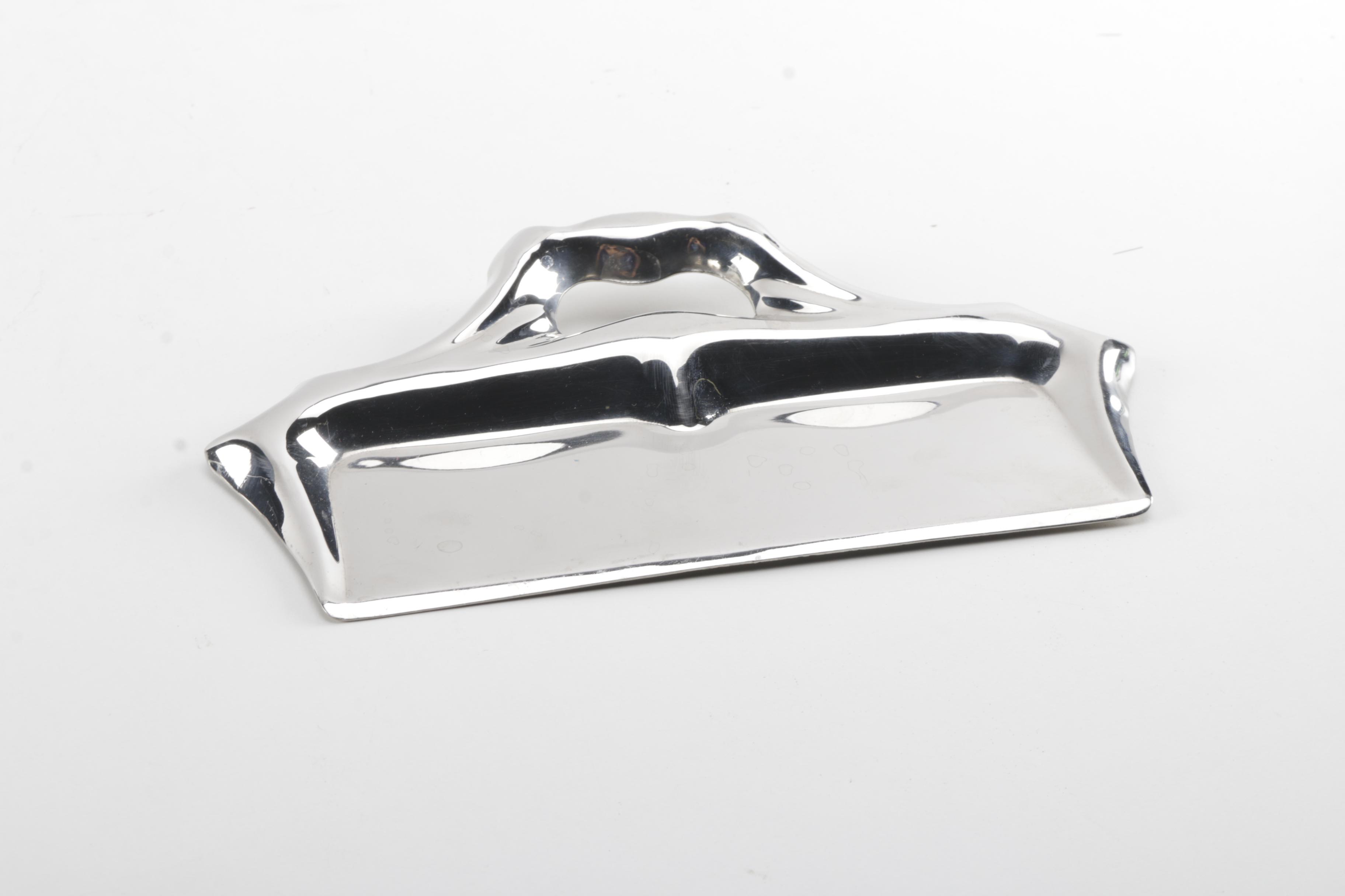 Pair of Stainless Steel Crumb Catchers by Royal Chicago