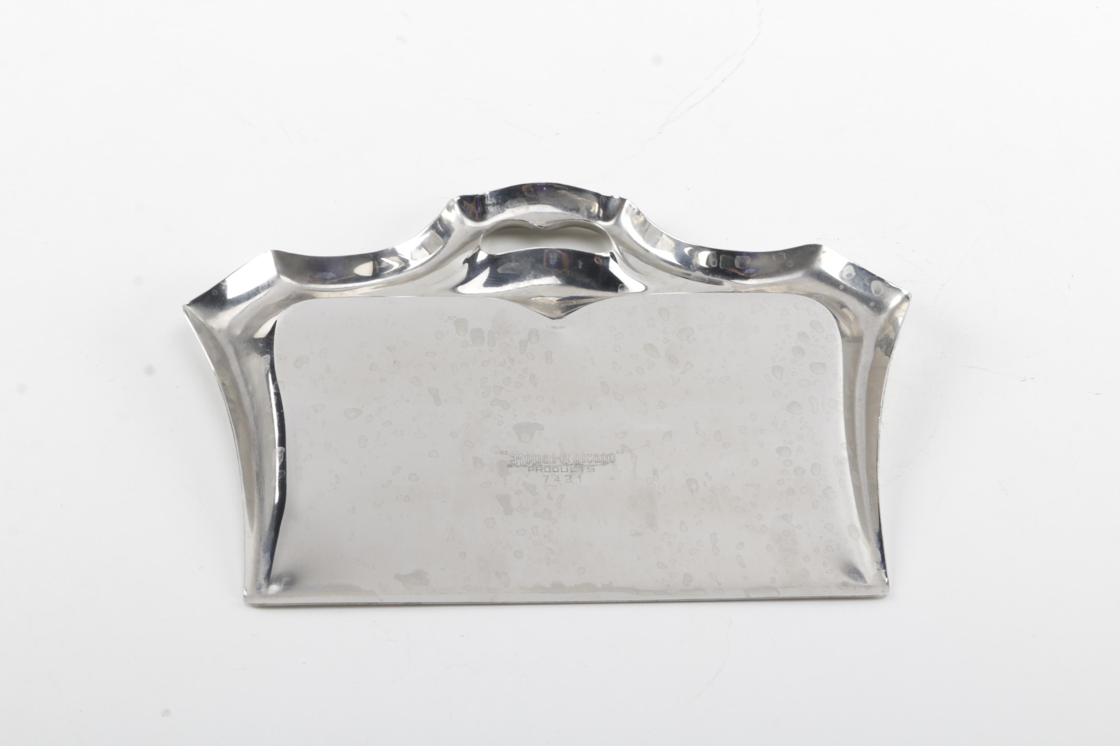 Pair of Stainless Steel Crumb Catchers by Royal Chicago