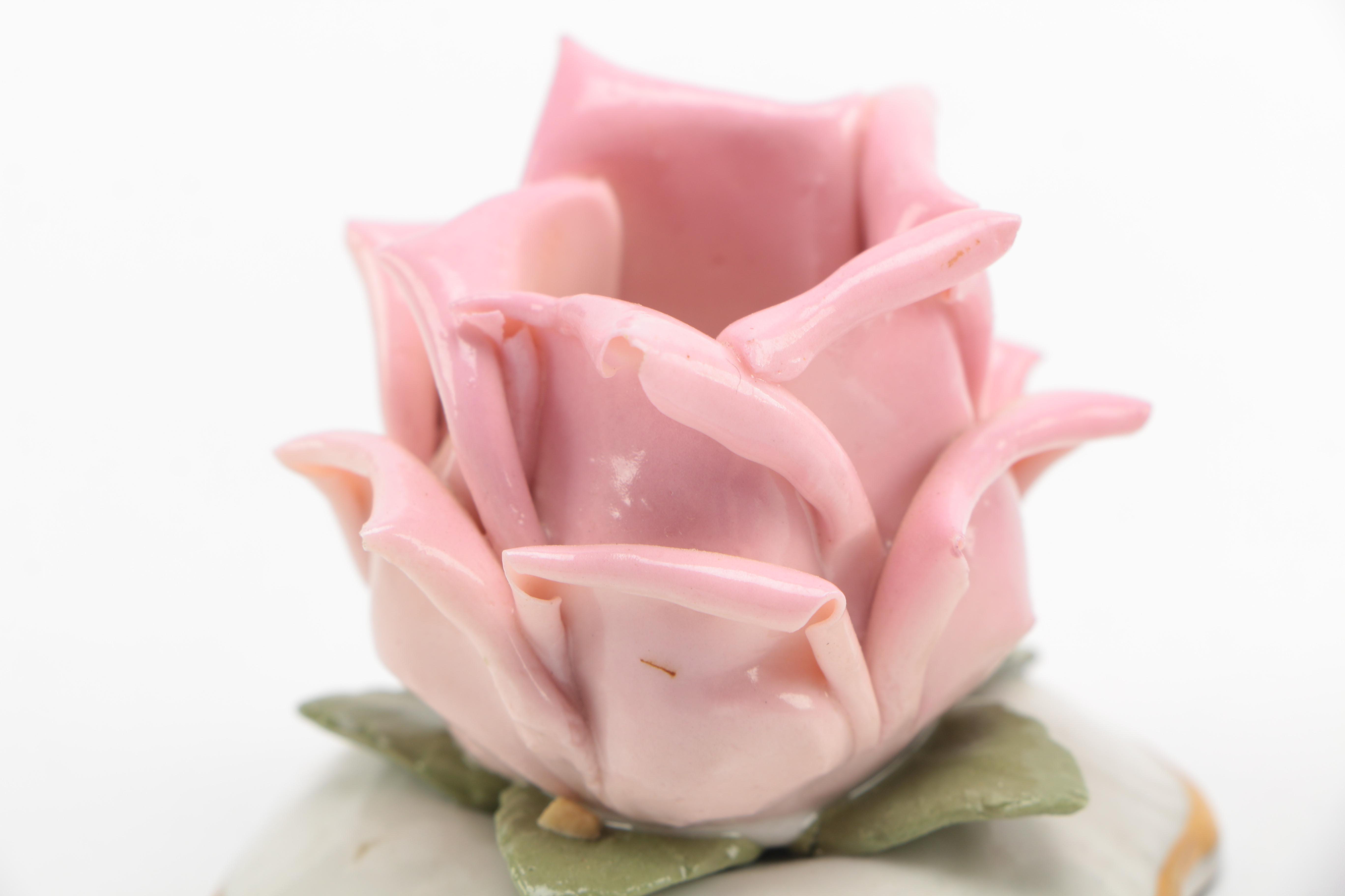 Assortment of Vintage China and Porcelain Floral Figurines