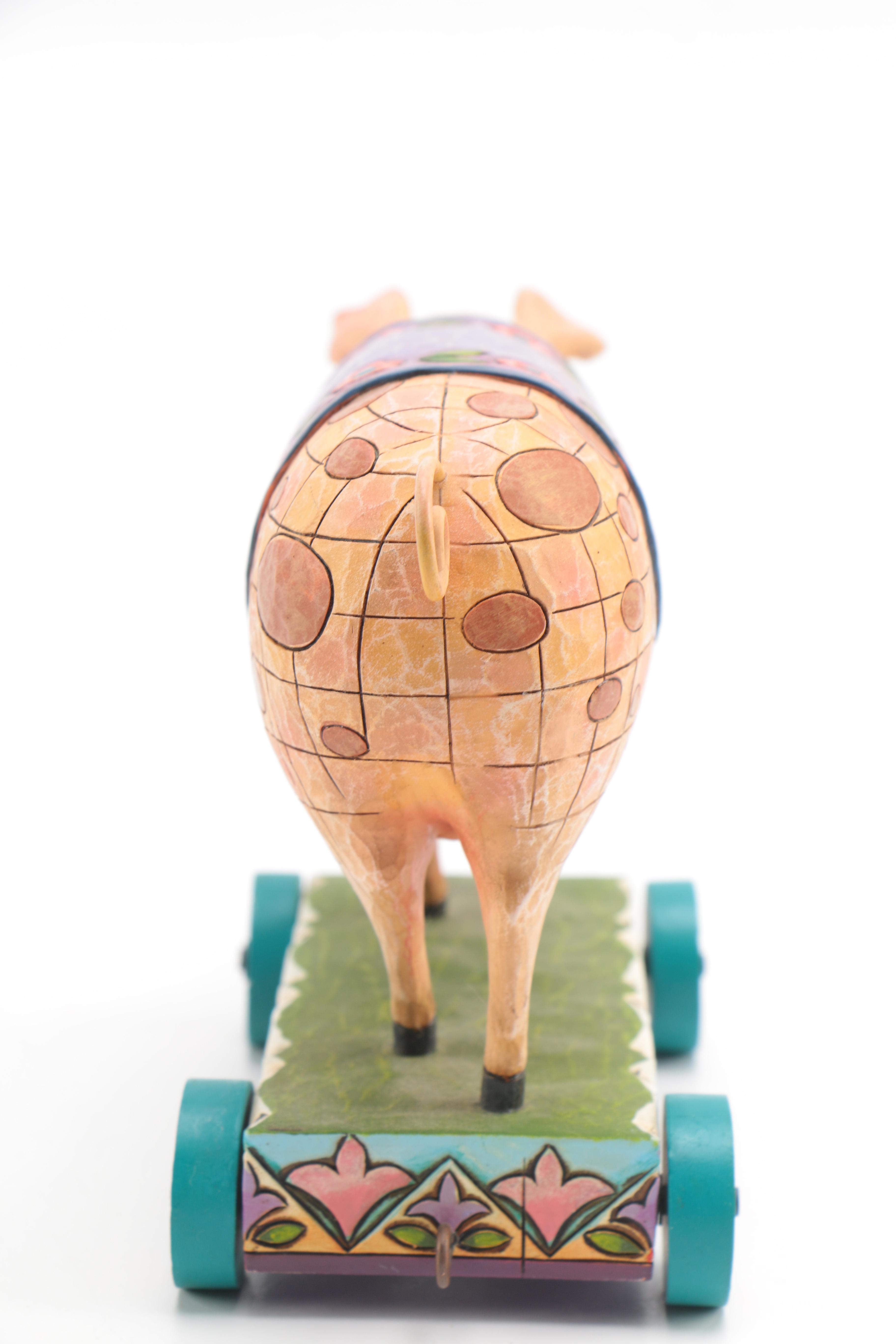 Jim Shore "Spotted Pig" Statue
