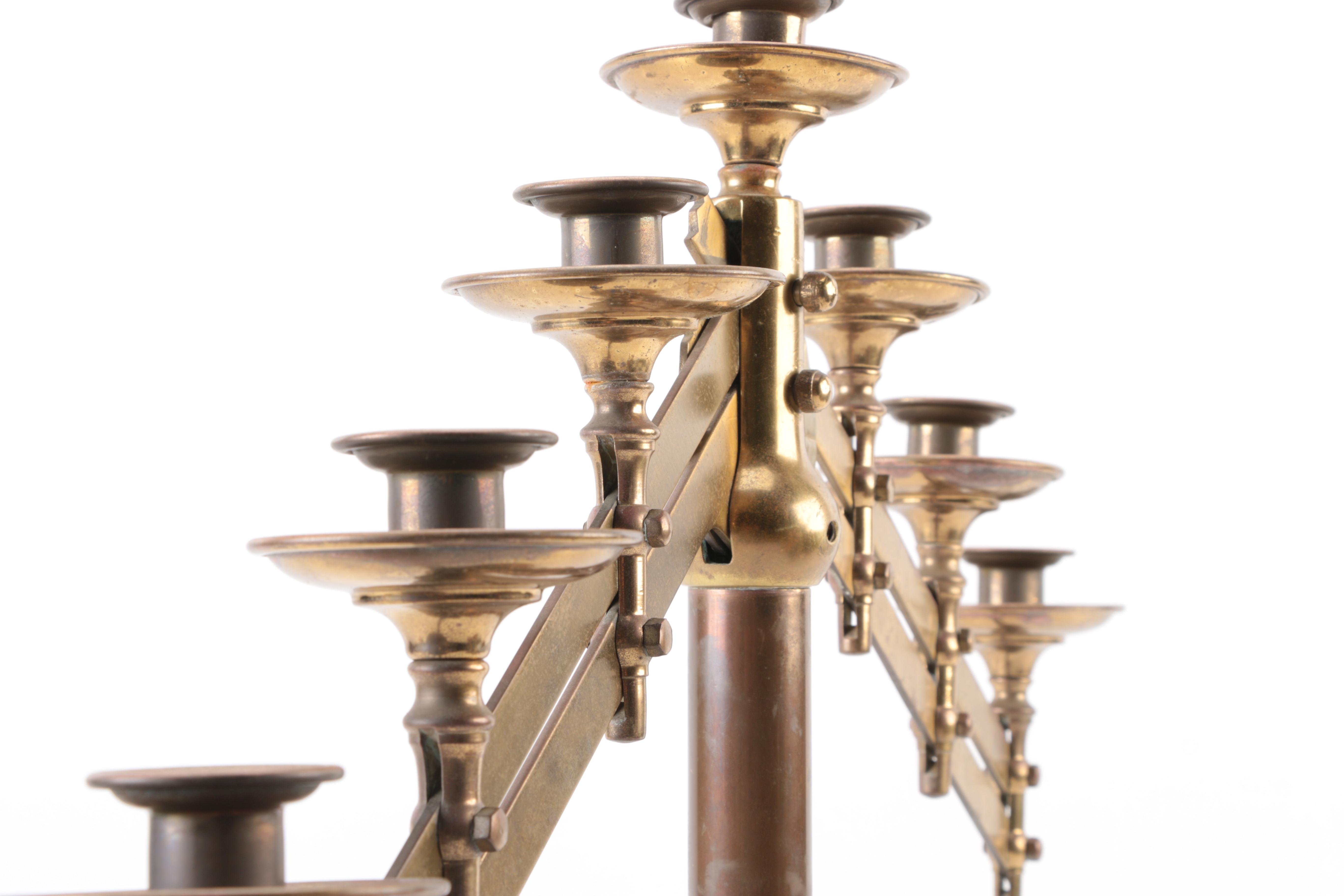 Brass Candelabra and Candleholders