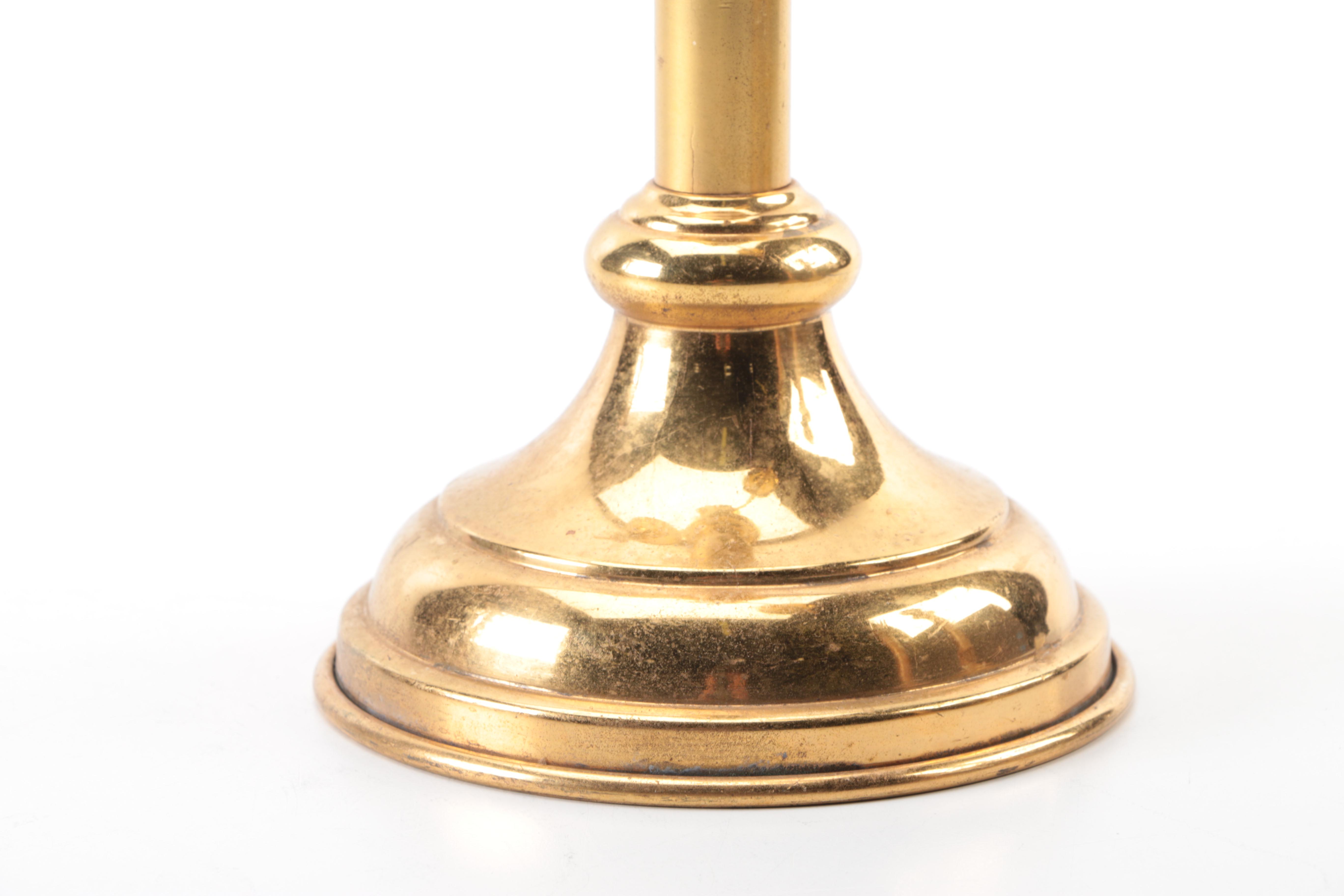 Brass Candelabra and Candleholders