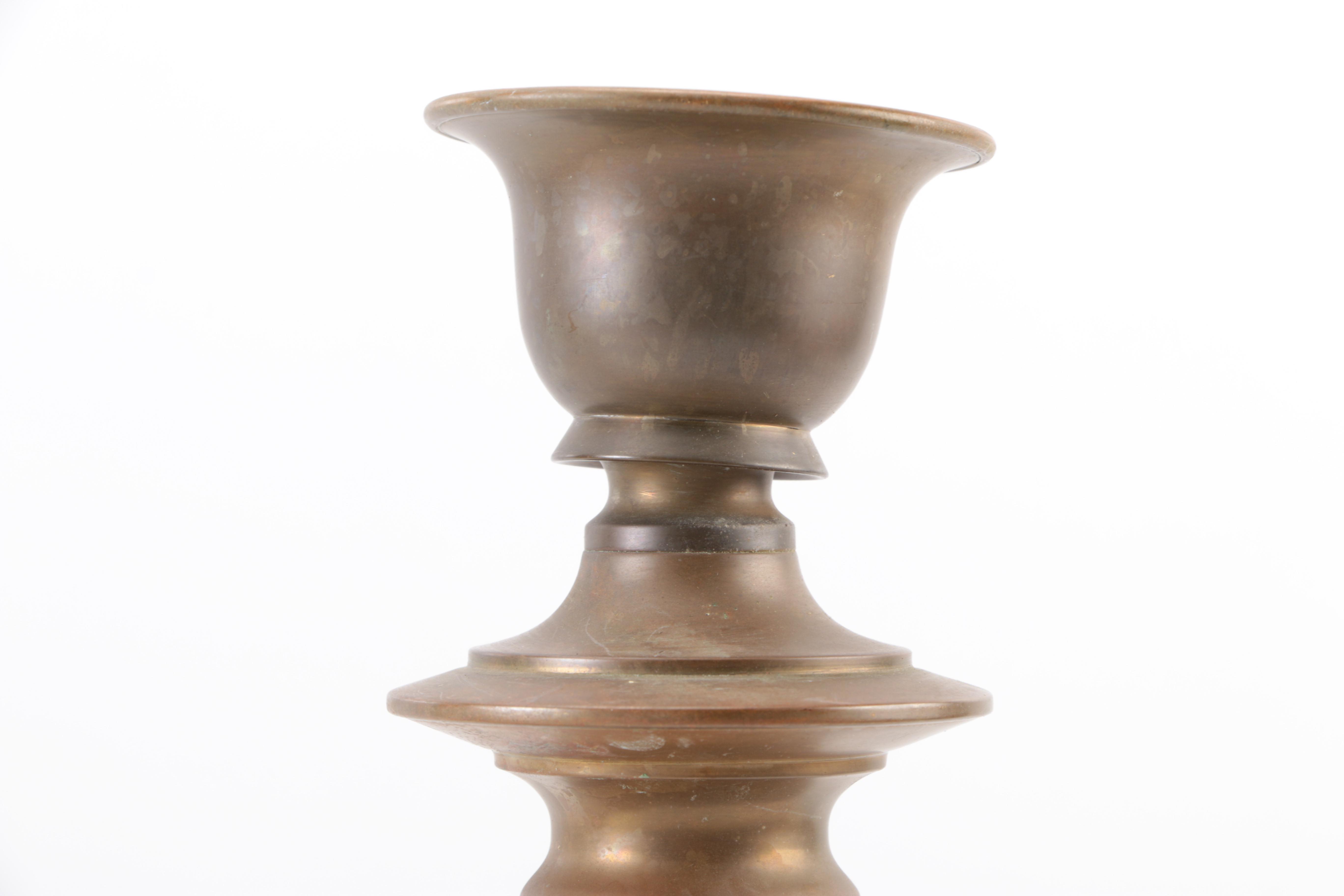 Brass Candelabra and Candleholders