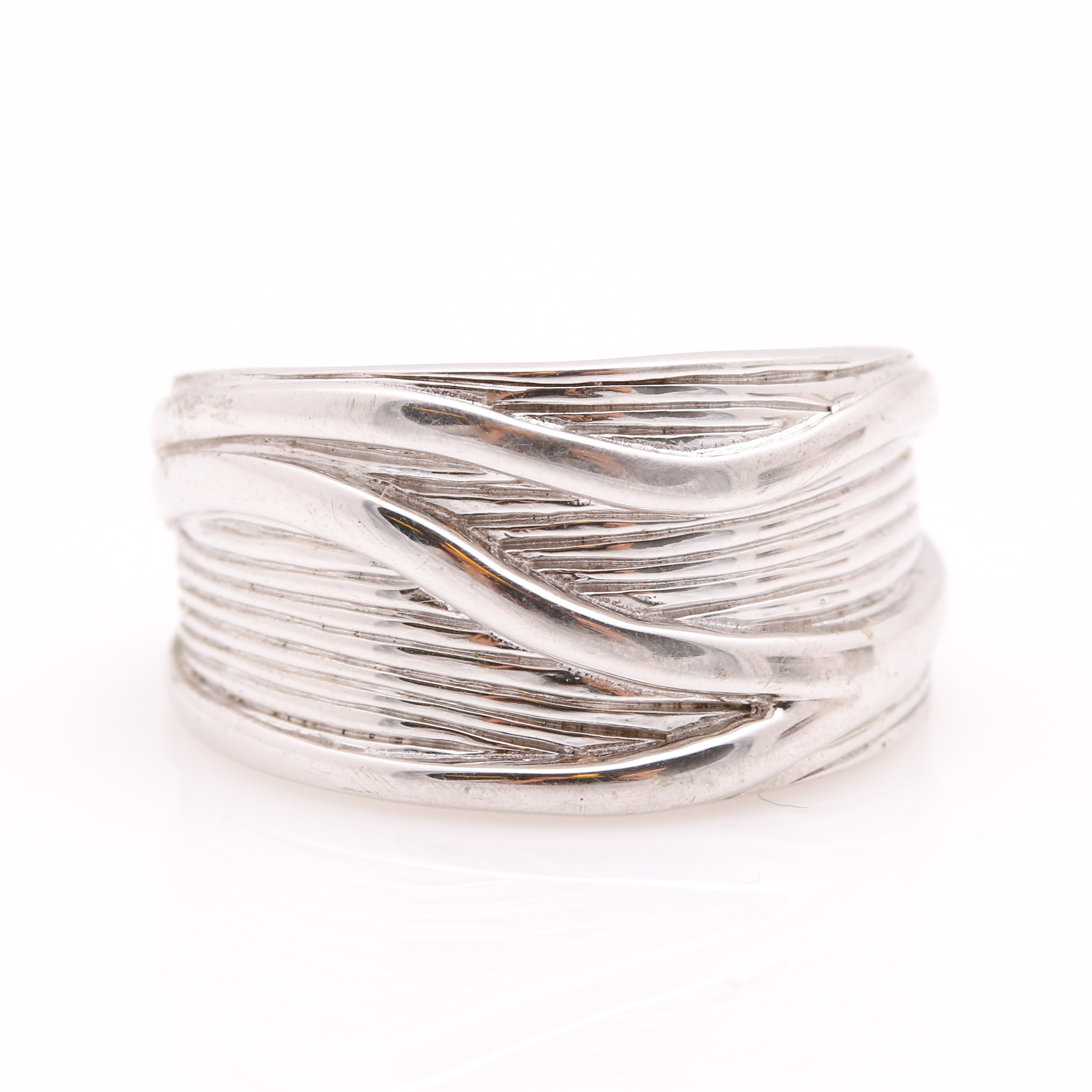Matching Sterling Silver Ring and Cuff Bracelet