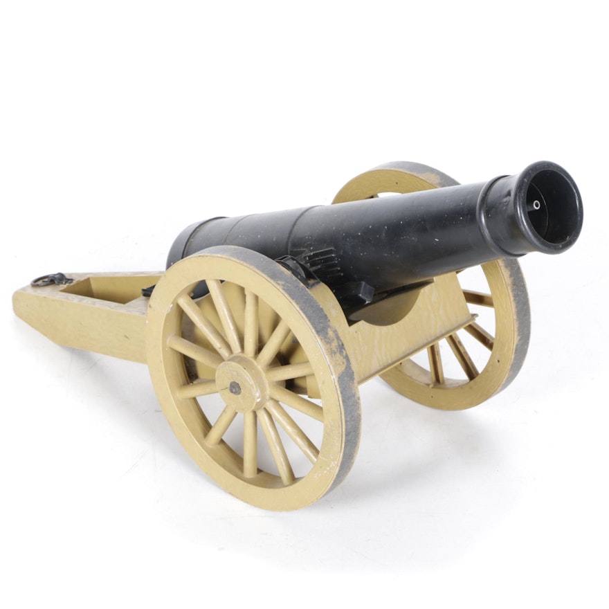 Johnny Reb Plastic Toy Cannon