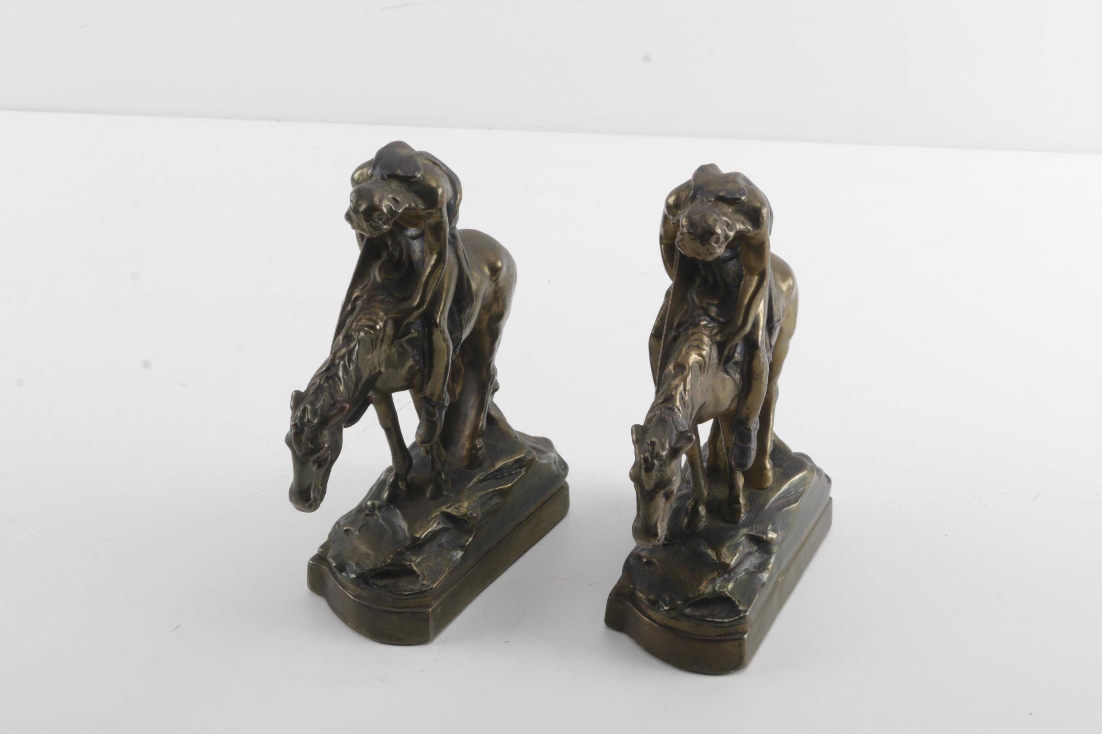"The End of the Trail" Replica Bookends
