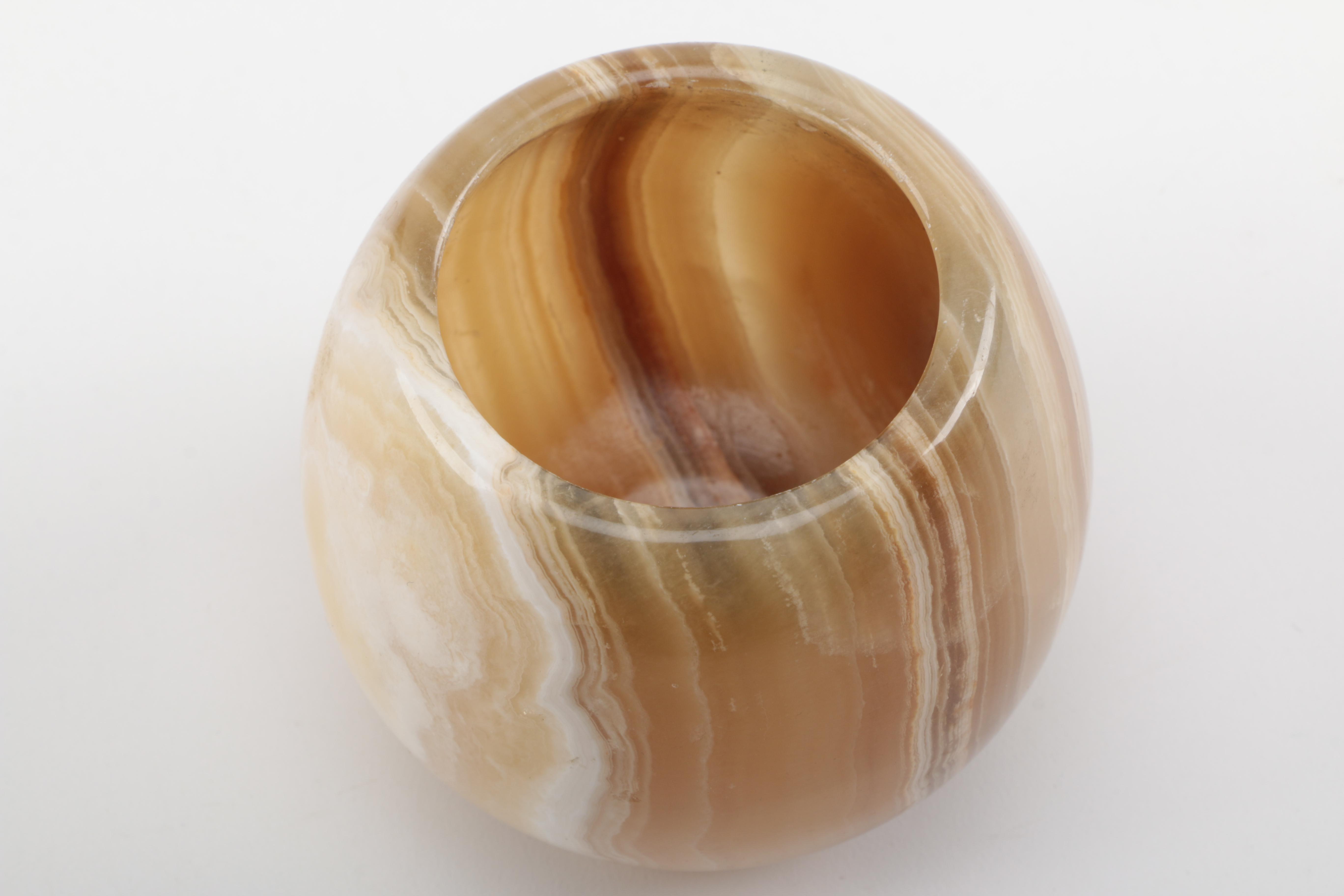 Calcite Onyx Votive Candleholder Set