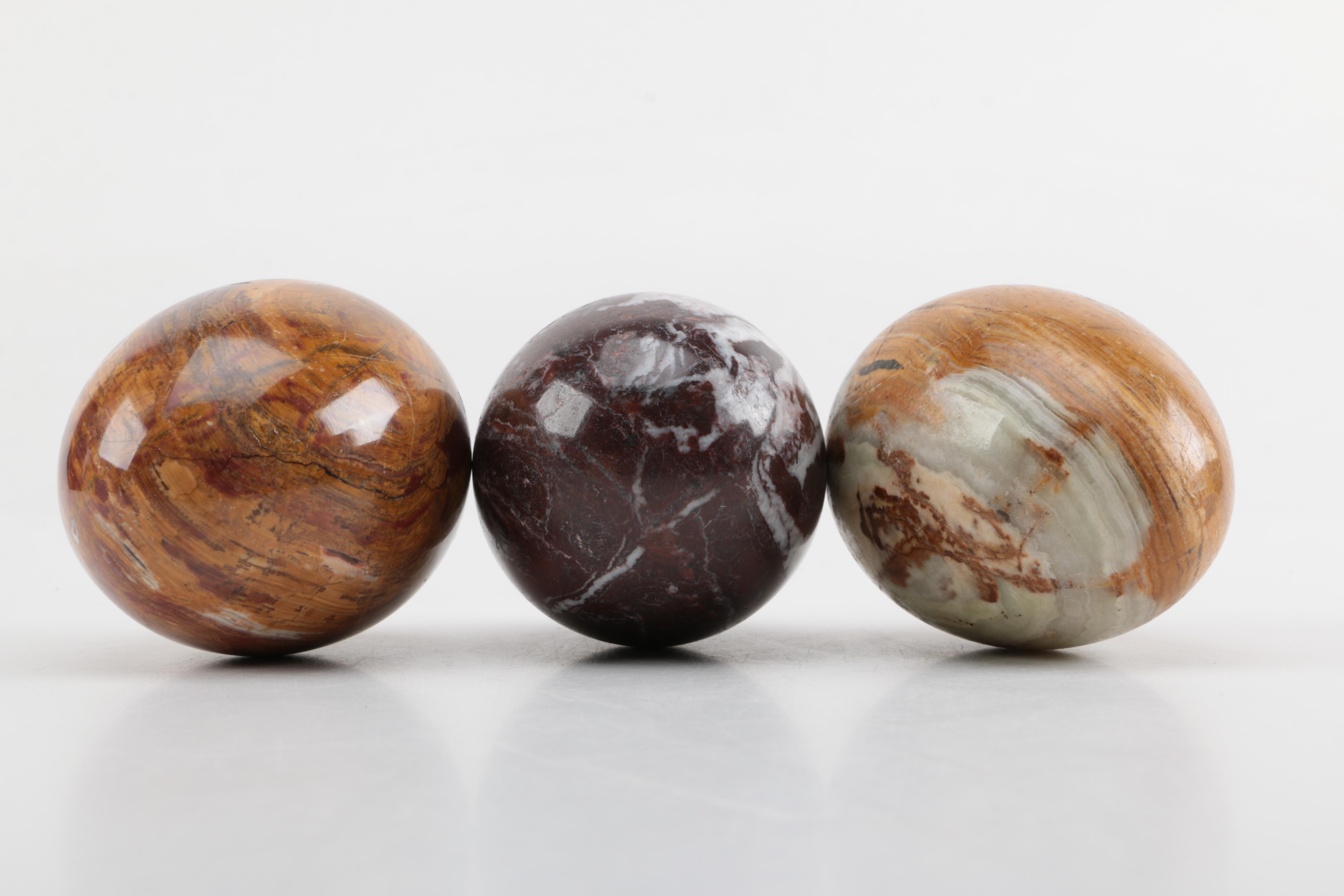 Agate and Marble Eggs