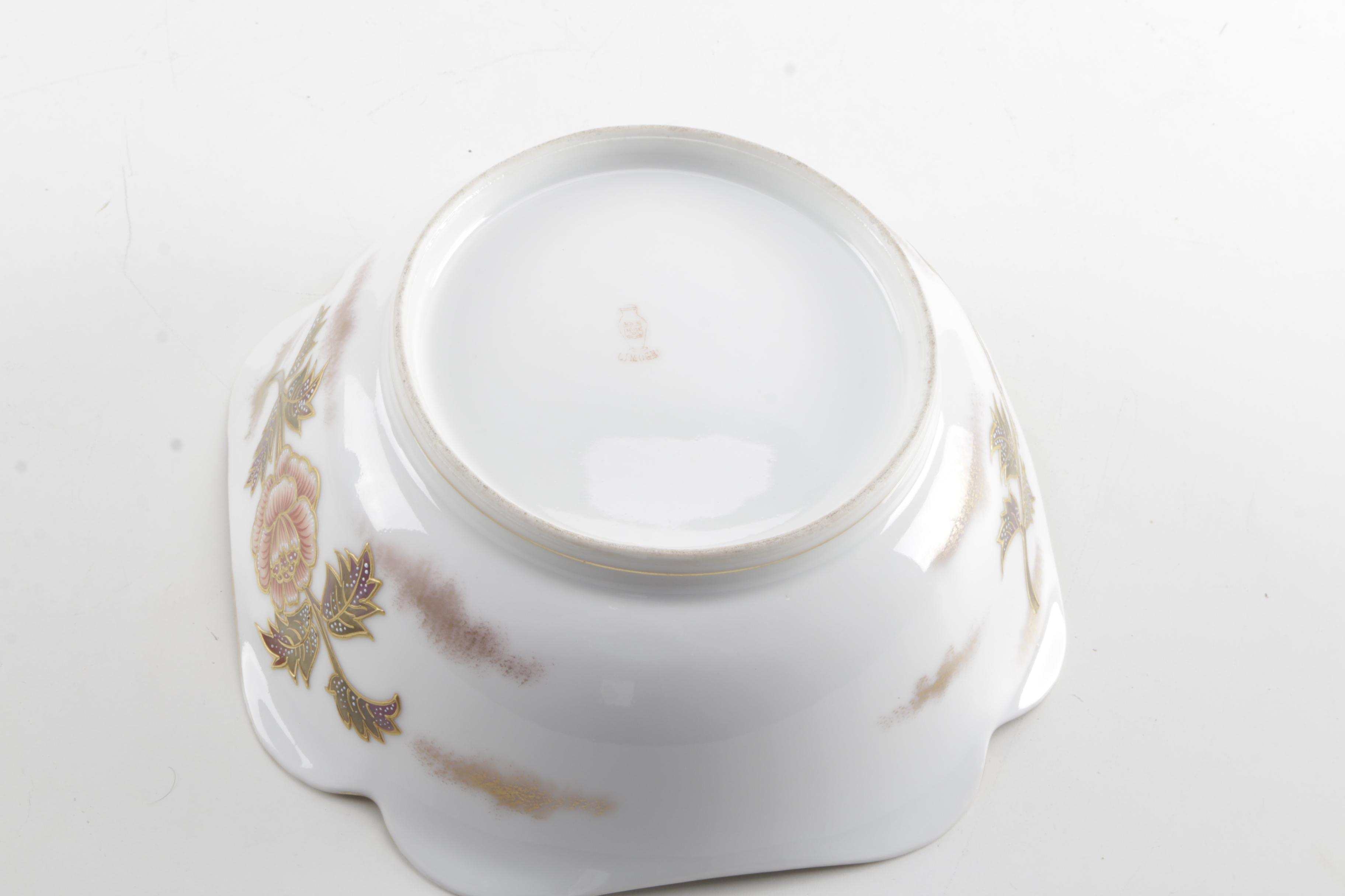Vintage Elite Porcelain Bowl From Limoges