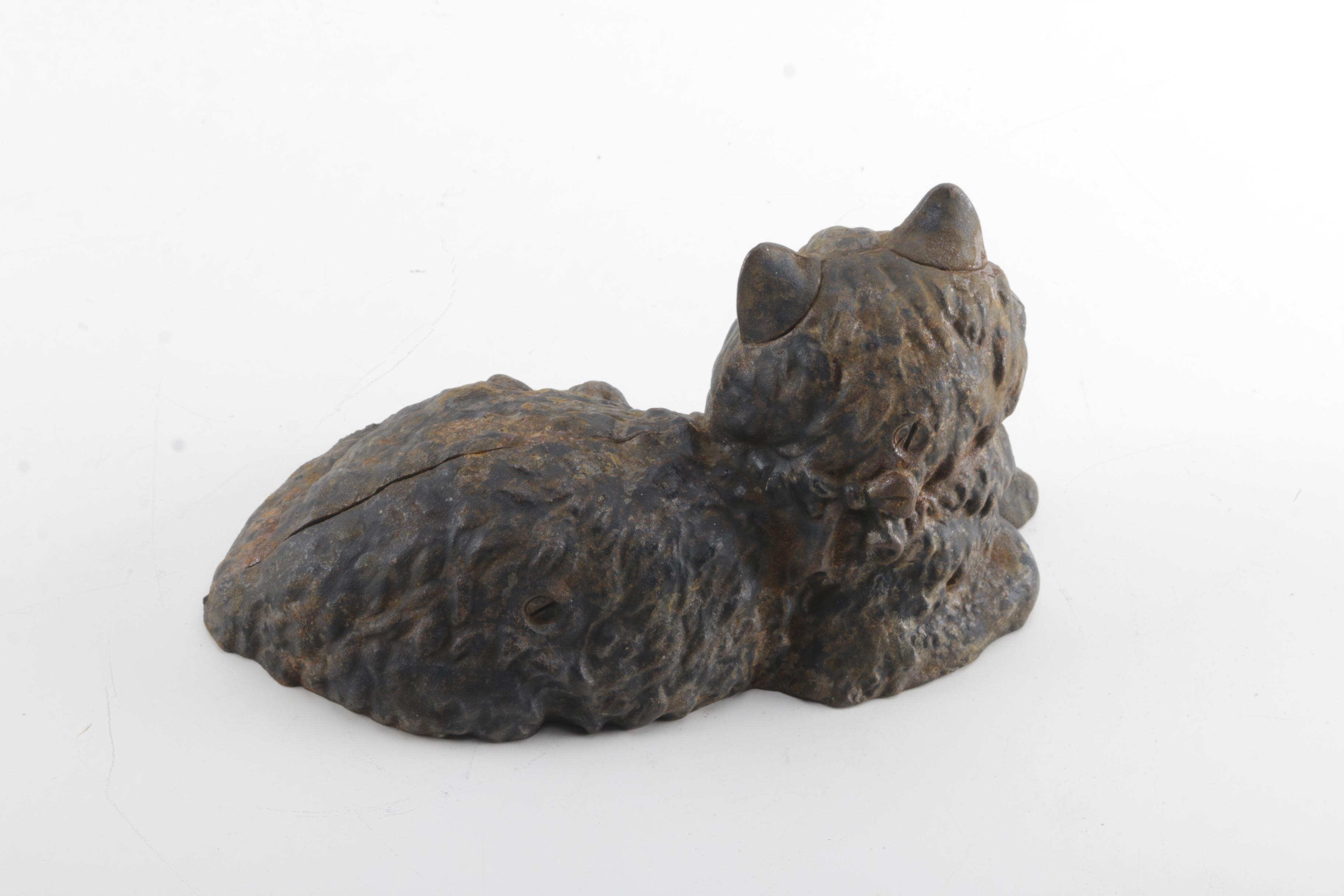 Cast Iron Cat Doorstop