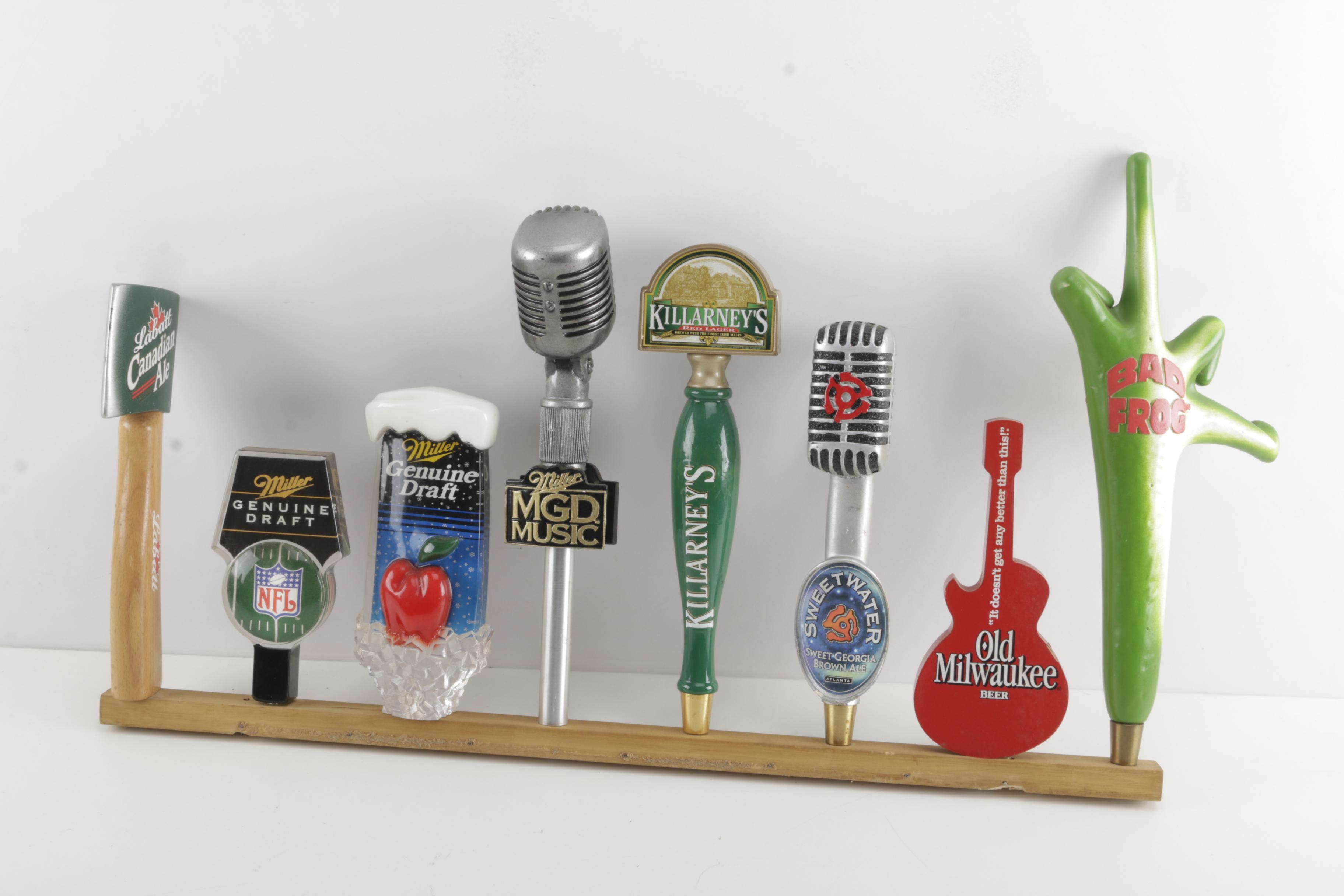 Assorted Beer Tap Collection