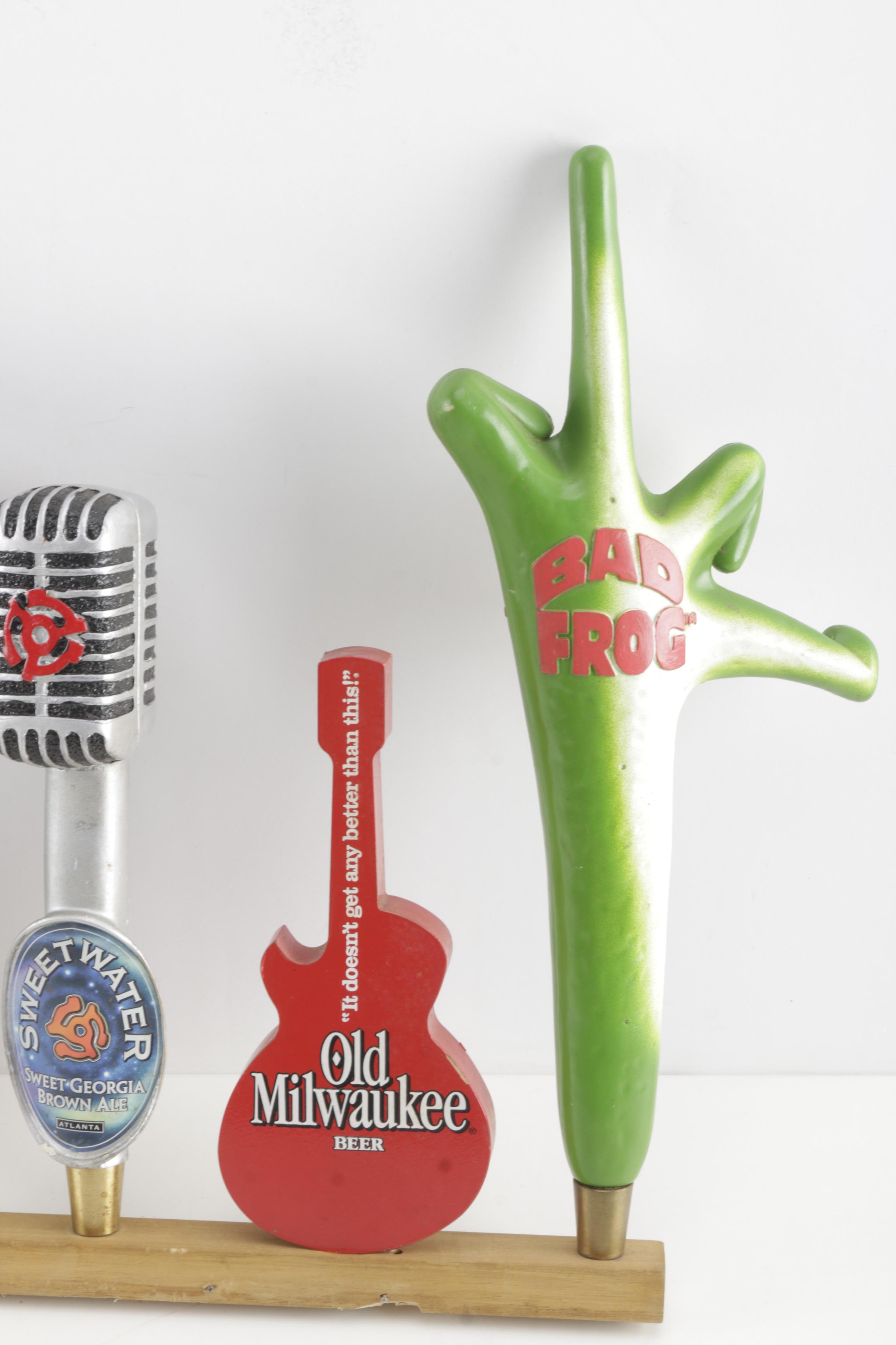 Assorted Beer Tap Collection