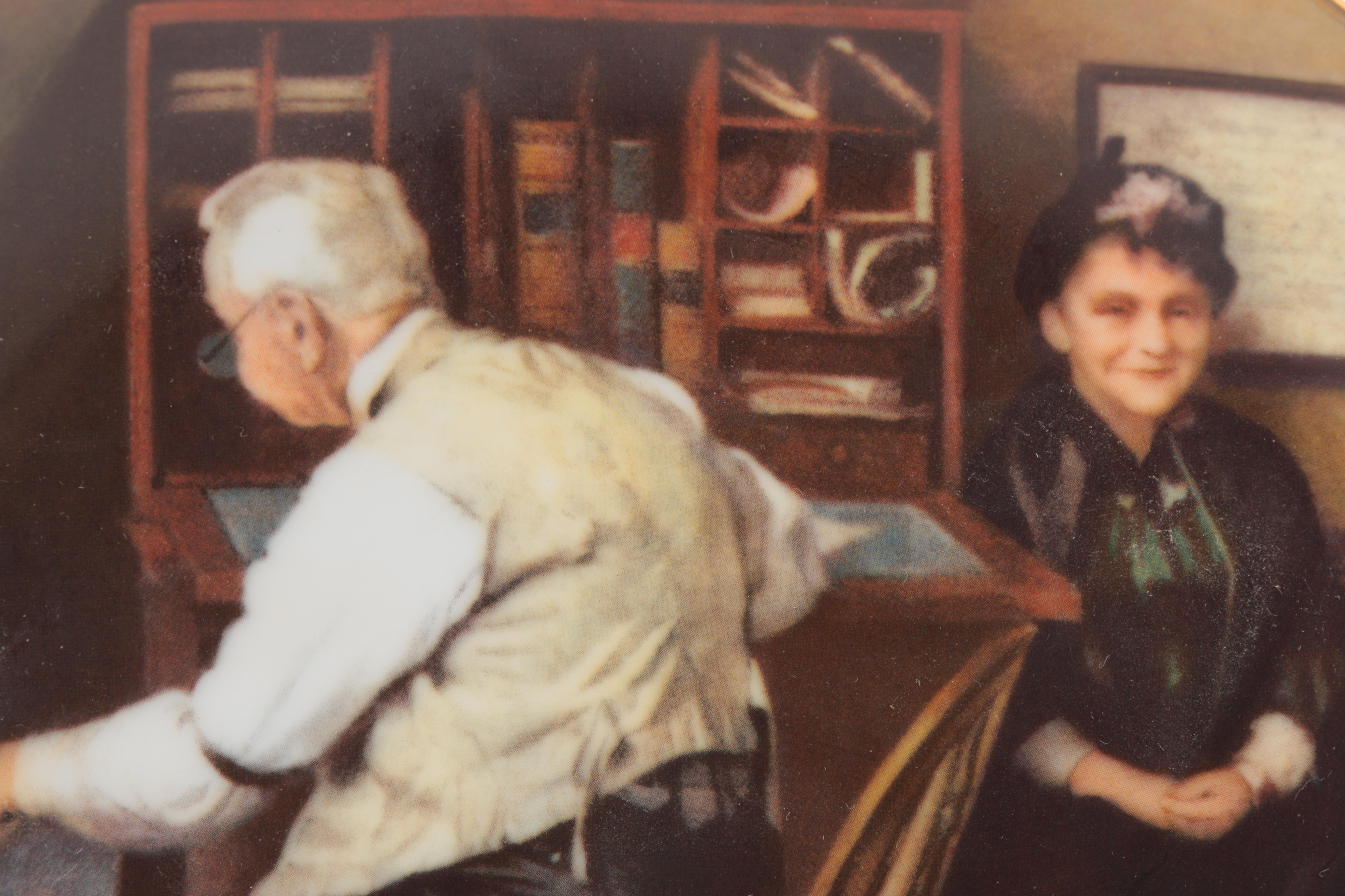 Edwin M. Knowles "Golden Moments" Limited Edition Collector's Plates After Norman Rockwell