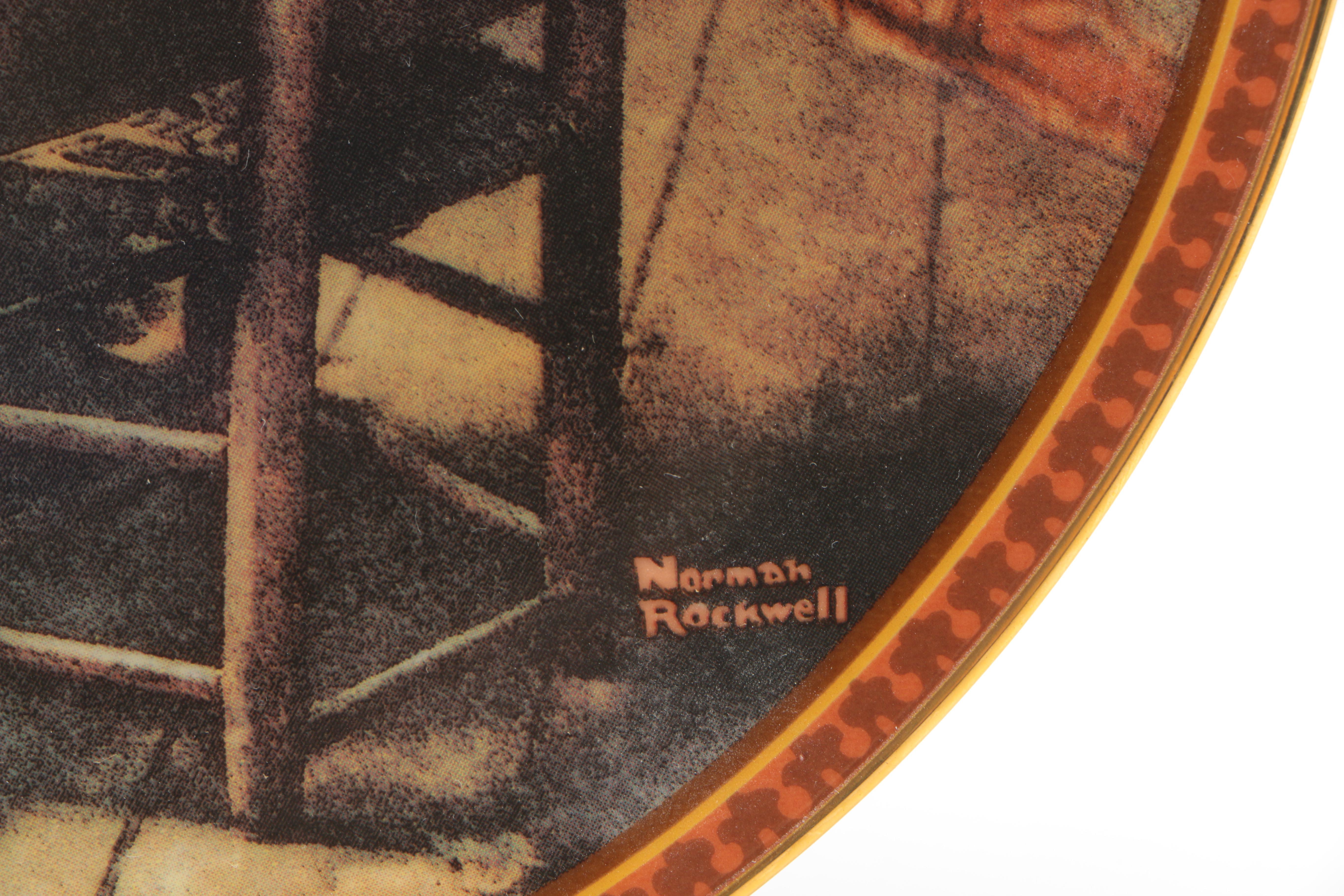 Norman Rockwell "Treasured Memory"  Plates