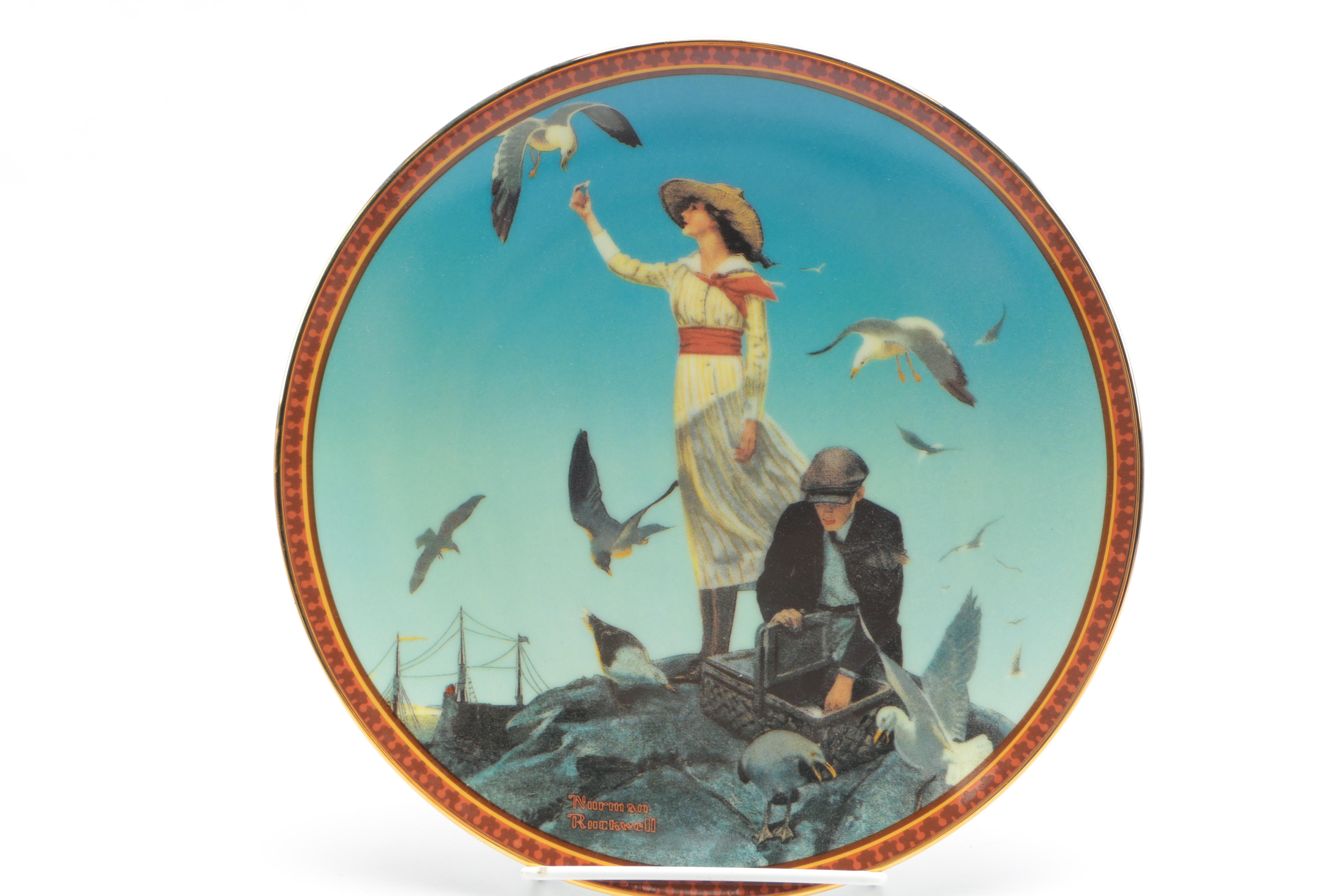 Norman Rockwell "Treasured Memory"  Plates